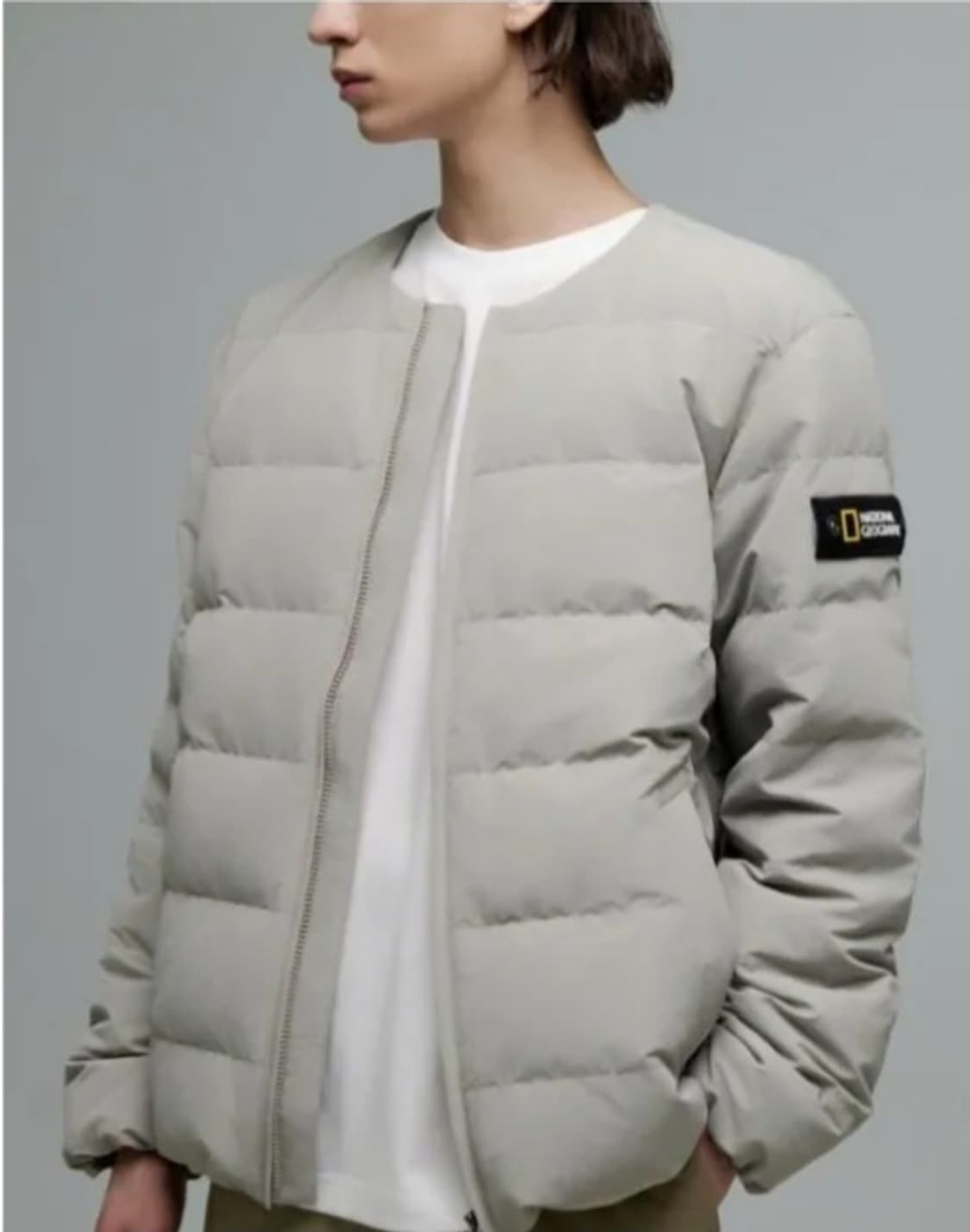 [24년/m/95] 내셔널지오그래픽 u넥 경량패딩 상품이미지1