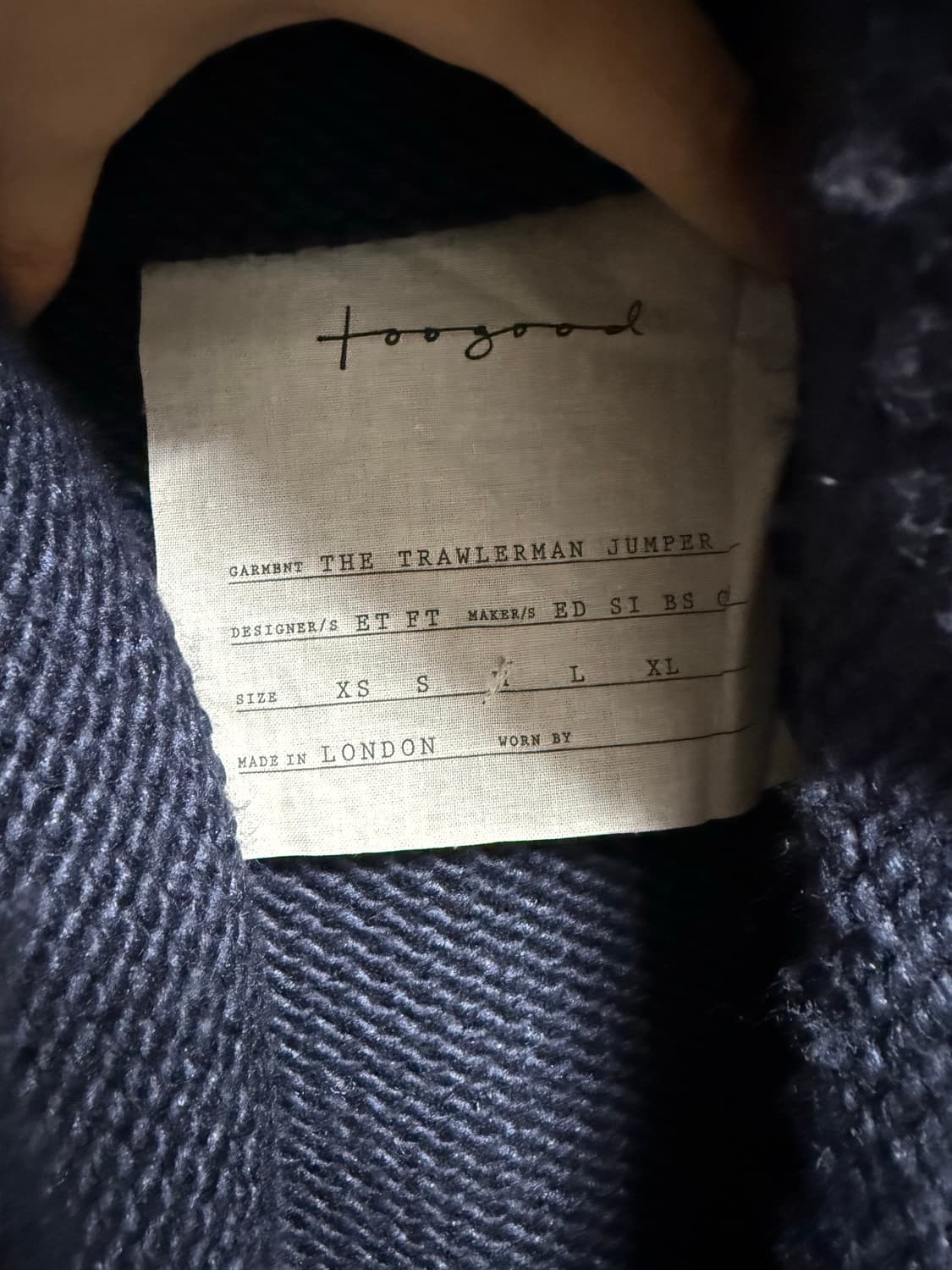 too good  트롤러맨 니트 스웨터 상품이미지6