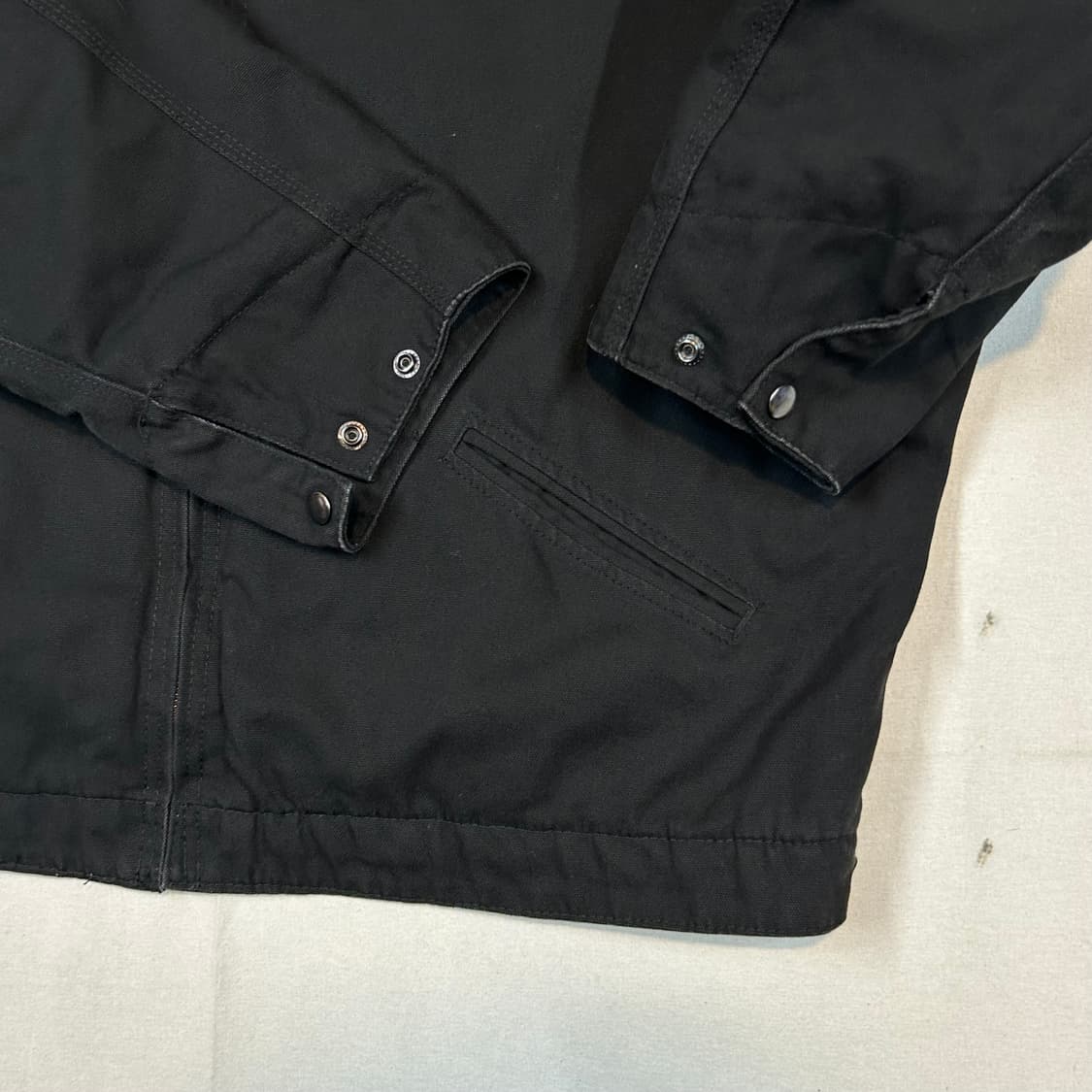4XL) Corner Stone USA 워크웨어 디트로이트 자켓 블랙 상품이미지4