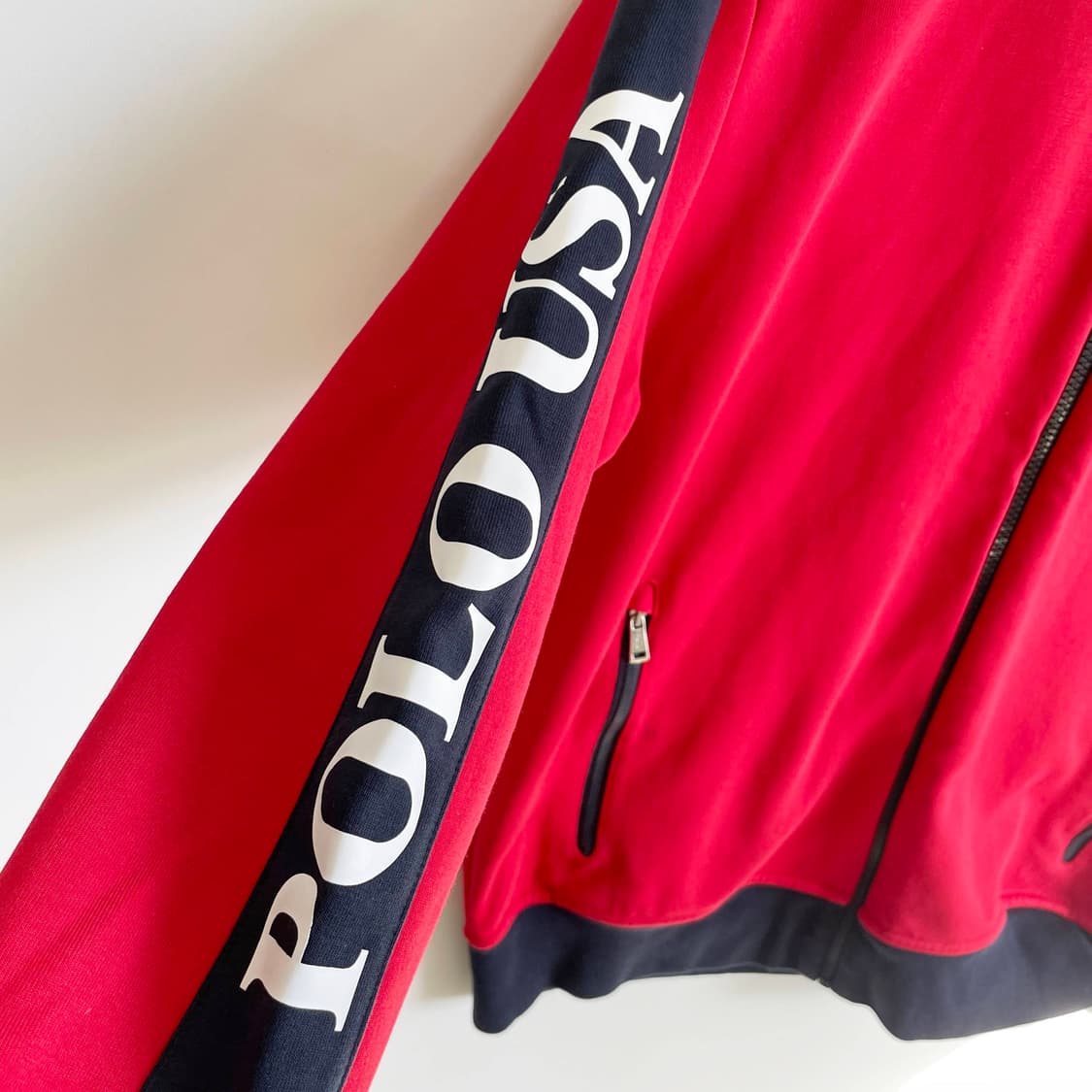 A2 폴로랄프로렌 USA 더블니트 트랙탑 M사이즈 상품이미지3