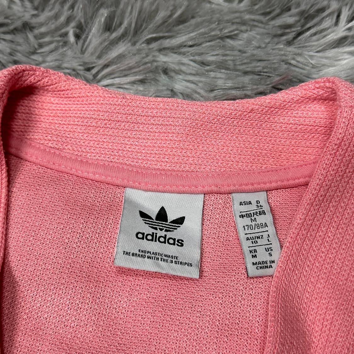 아디다스 핑크 니트 가디건  상품이미지3