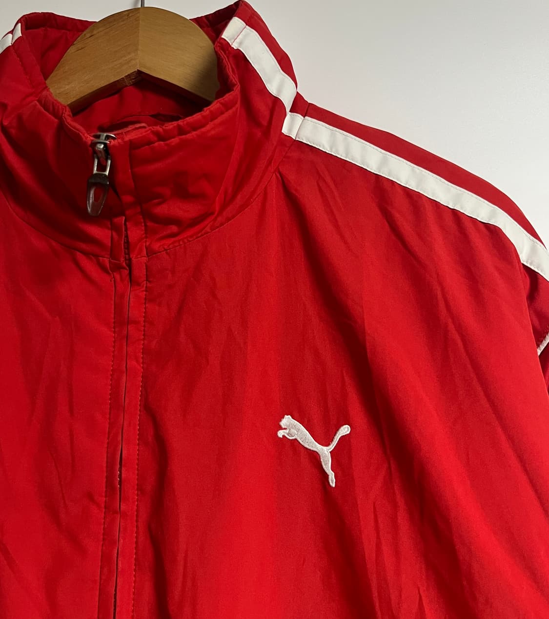 퓨마 푸마 오버핏 퀄링 안감 트랙 바람막이 자켓 점퍼 M 상품이미지5
