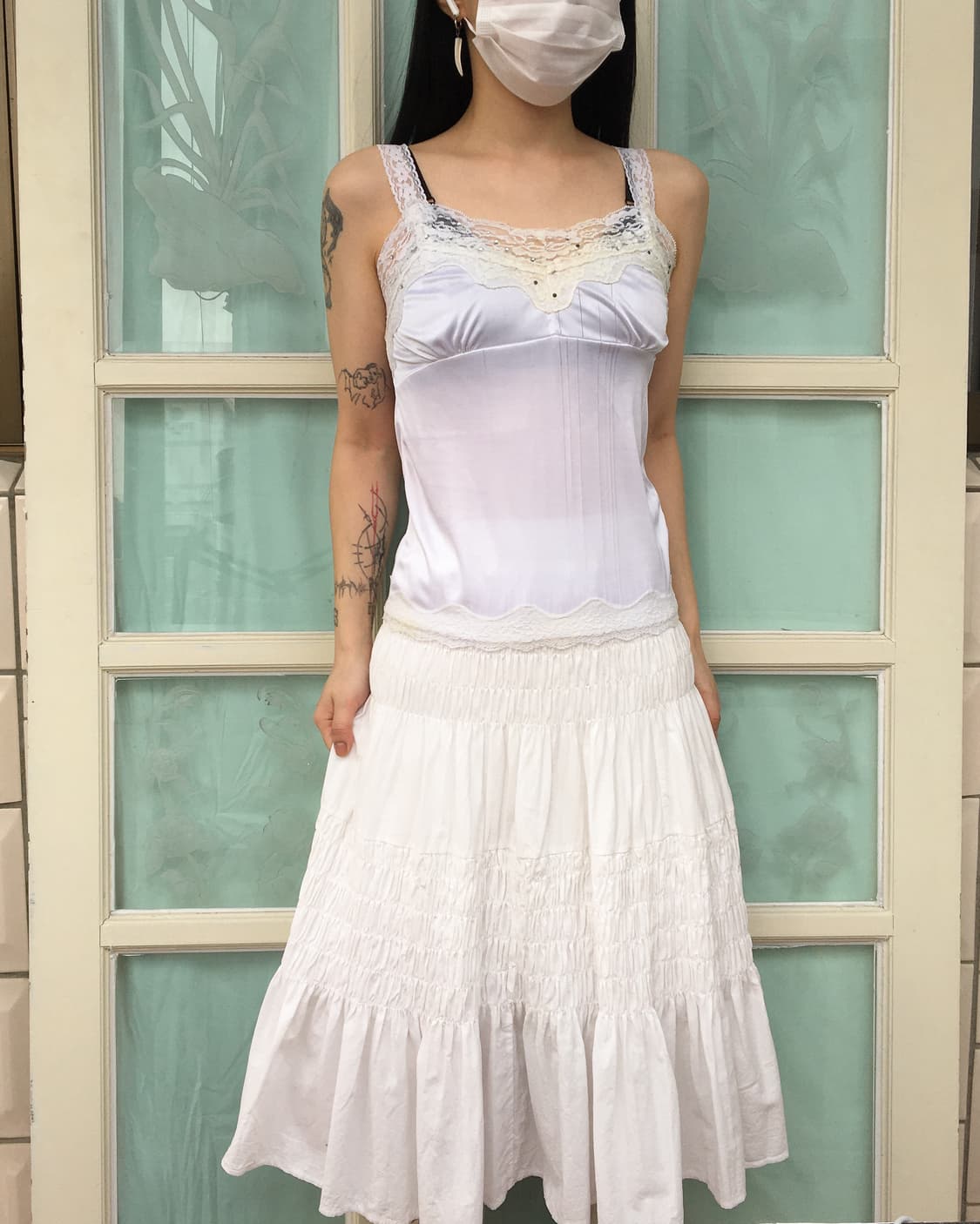 Lace point sleeveless 상품이미지7