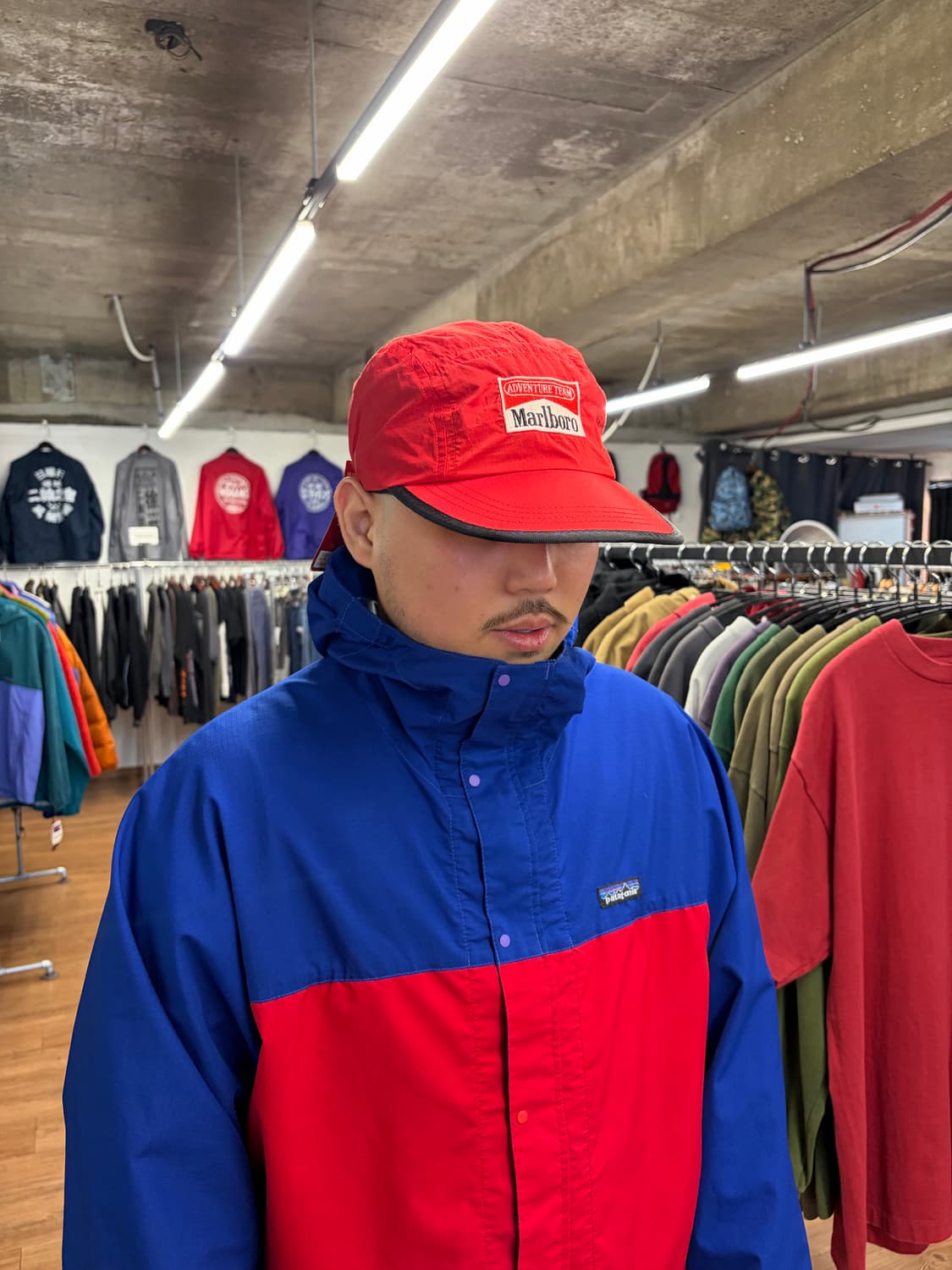 90s 말보로 어드벤처 팀 나일론 롱빌캡 상품이미지9