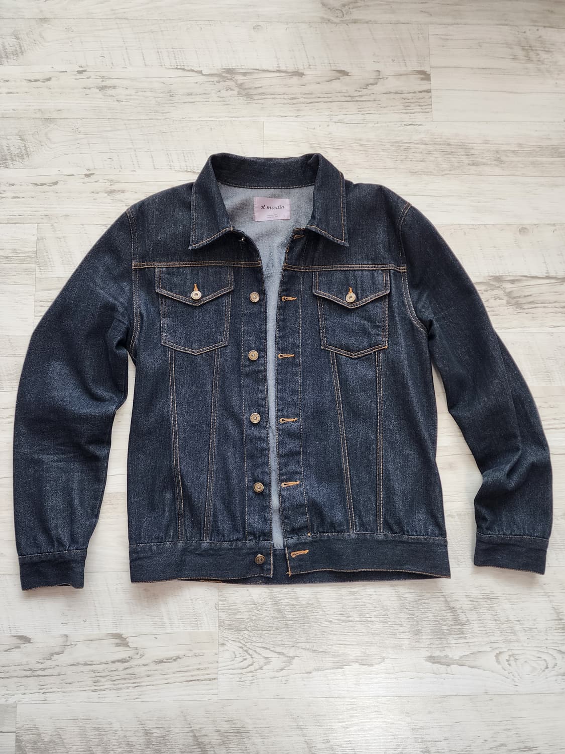 St Martin 세인트마틴 진청 데님 청 자켓 L(100~103) 생지 상품이미지1