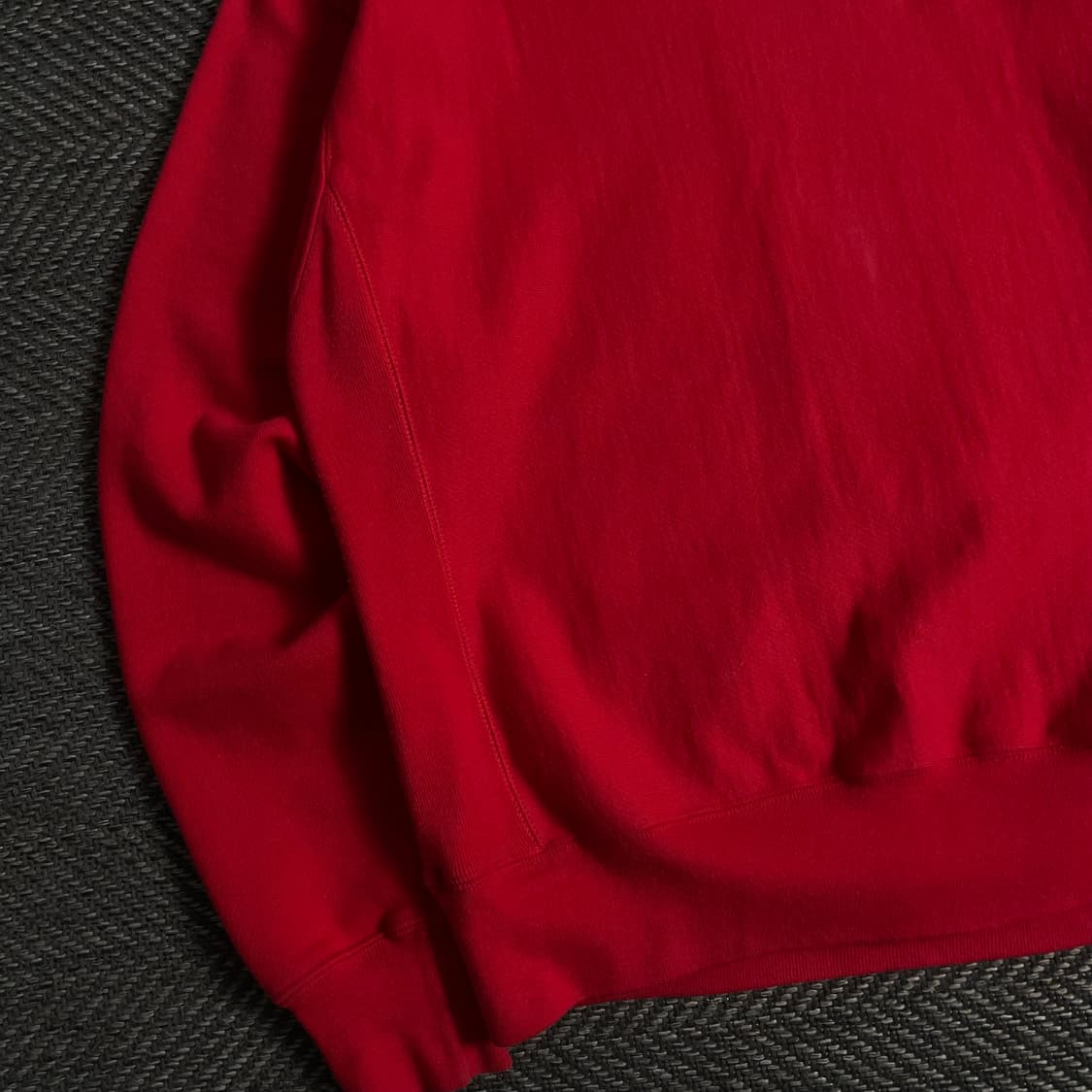 챔피온 리버스위브 미니멀 레드 스웻 셔츠y 3631 상품이미지3