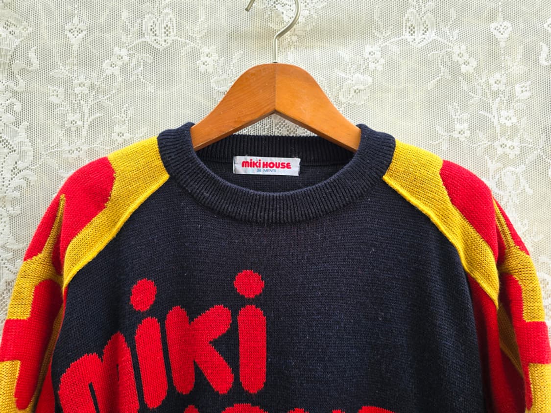90s 빈티지 미키하우스 울 니트 (made in japan) 상품이미지2