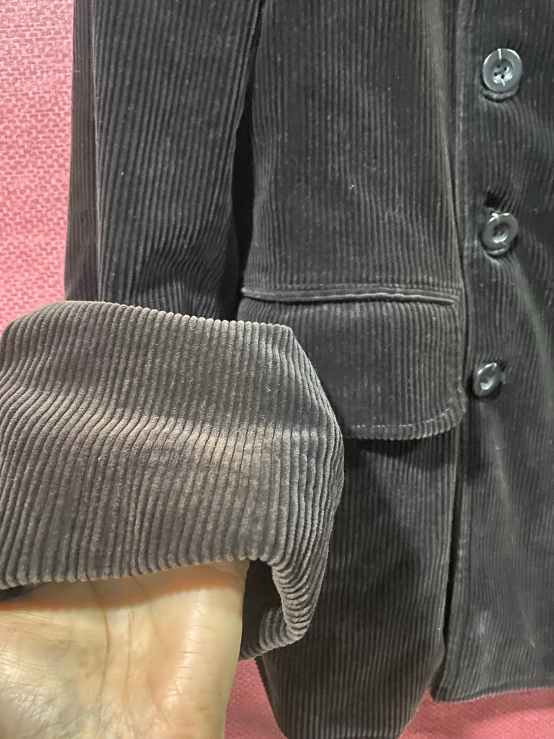 폴로 코듀로이 더블 브레스트 코트 M 상품이미지5