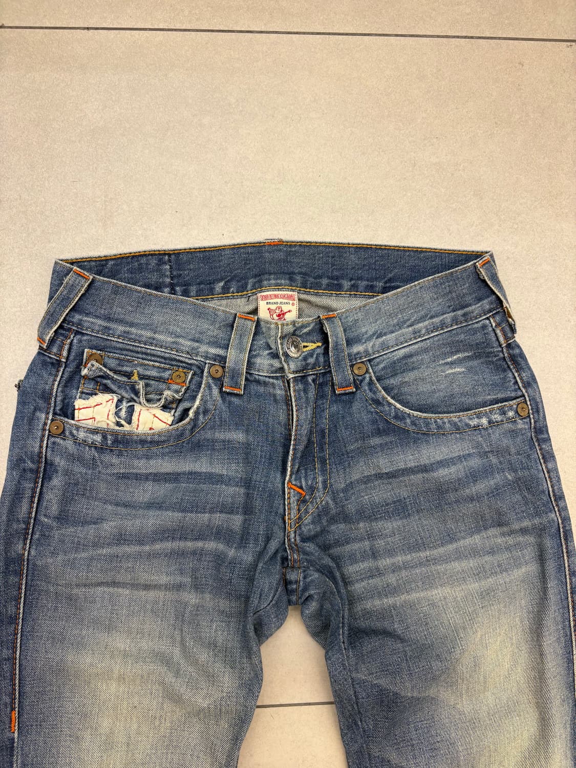 트루릴리전 월드투어 스트레이트 데님 상품이미지6