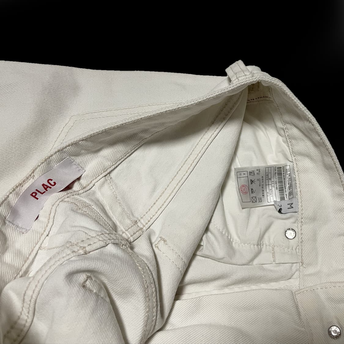 PLAC 플랙 화이트 데님 팬츠 상품이미지5