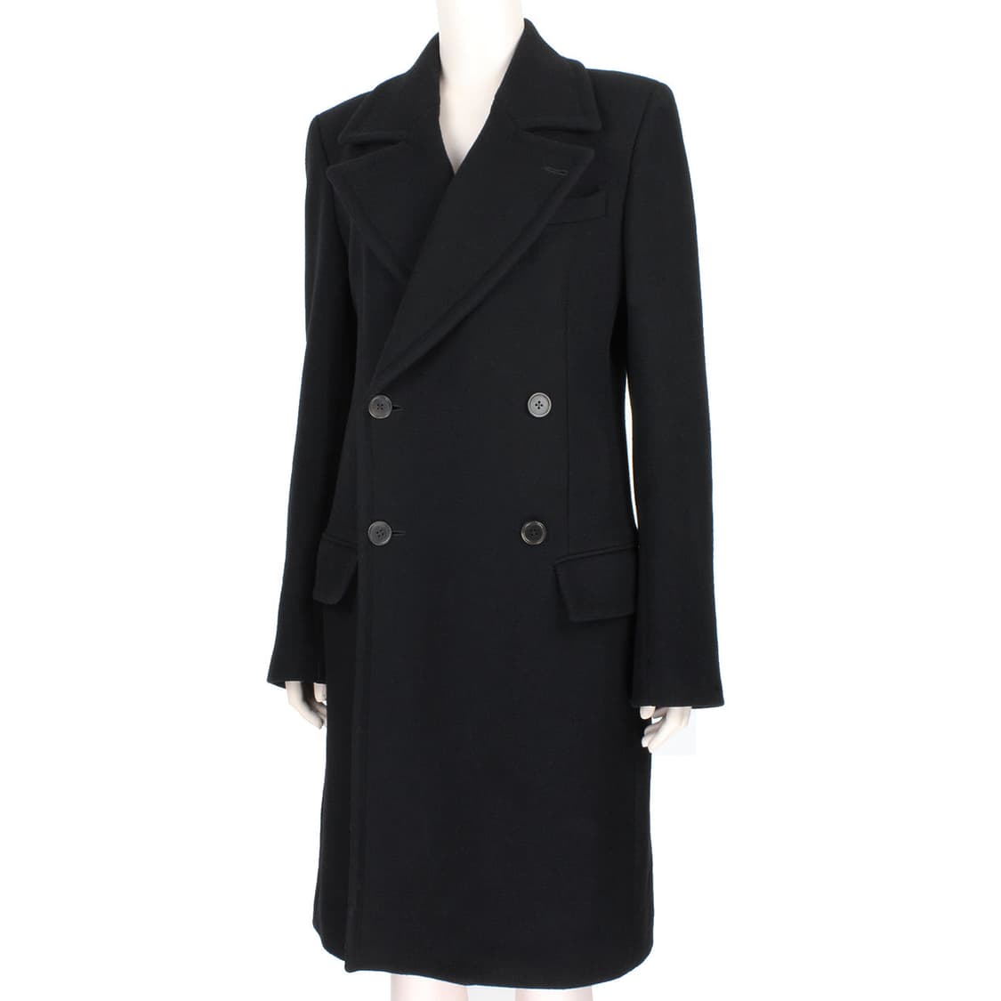 Ann Demeulemeester 더블 브레스티드 울 코트 상품이미지7