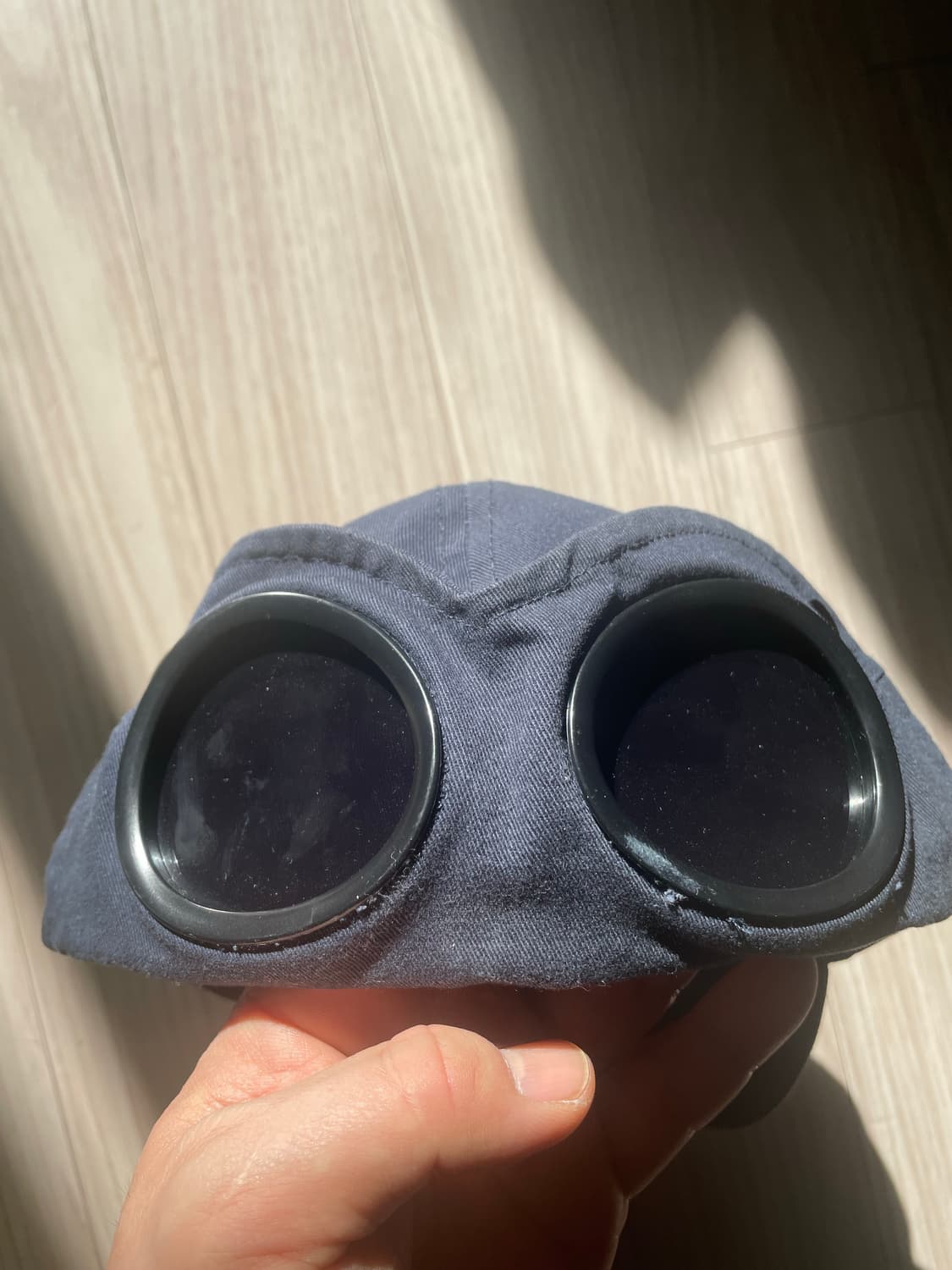 정품 CP컴퍼니 고글캡 모자 네이비 M 상품이미지5