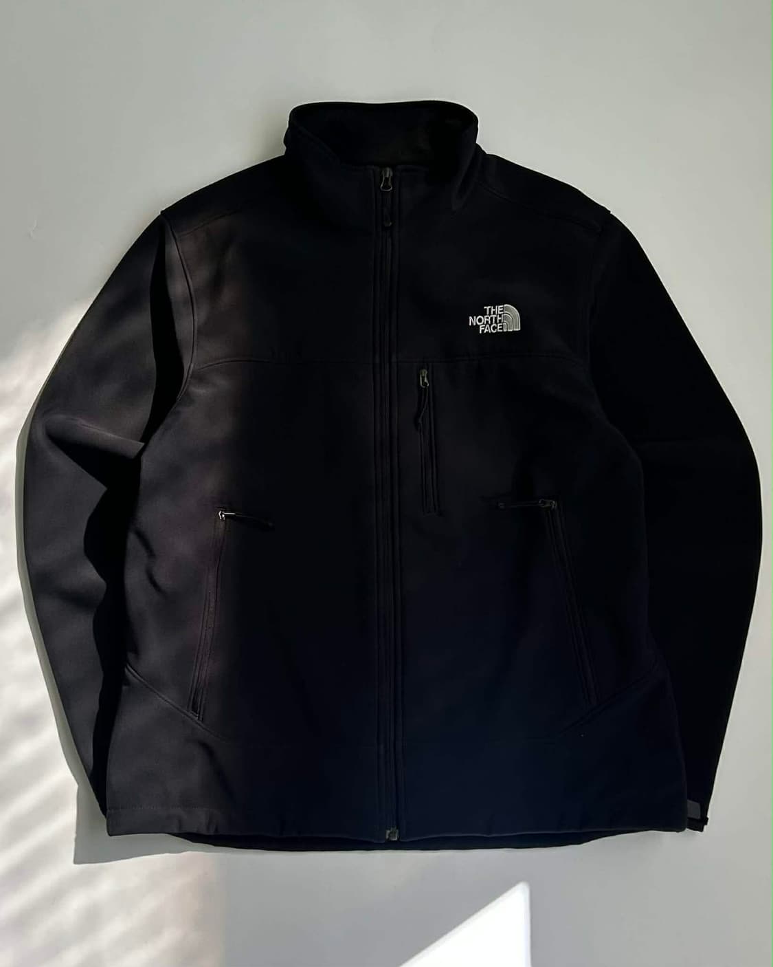 [M] 노스페이스 블랙 소프트쉘 집업 마운틴/러닝 자켓 상품이미지1