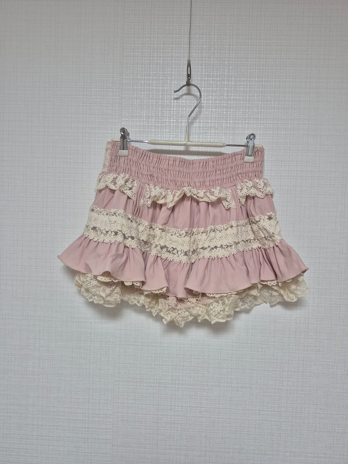 리즈리사 히메갸루 핑크레이스업 스카팡 상품이미지3