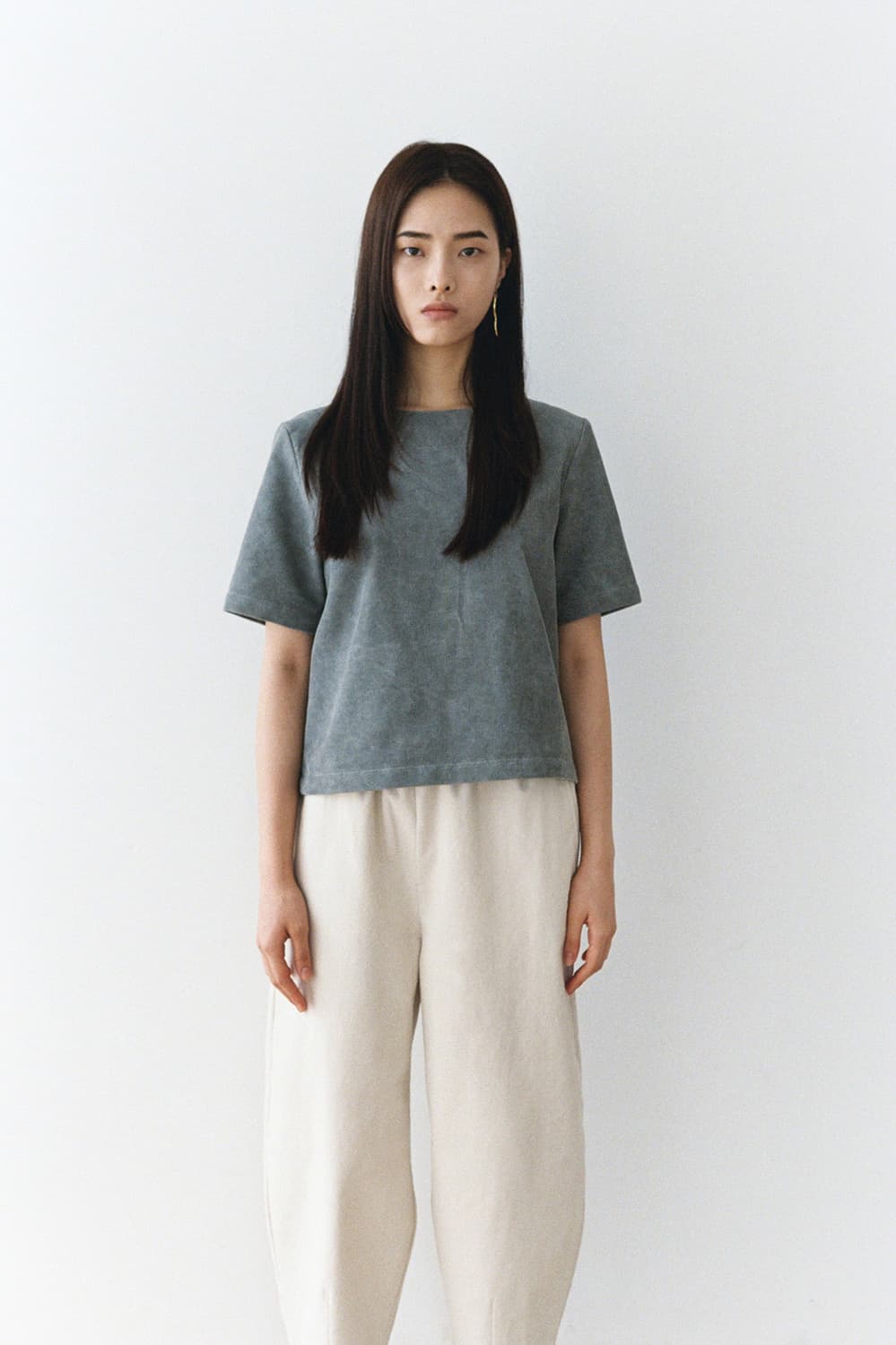 이스트인디고 코듀로이 셔츠 그레이 Size1 상품이미지1