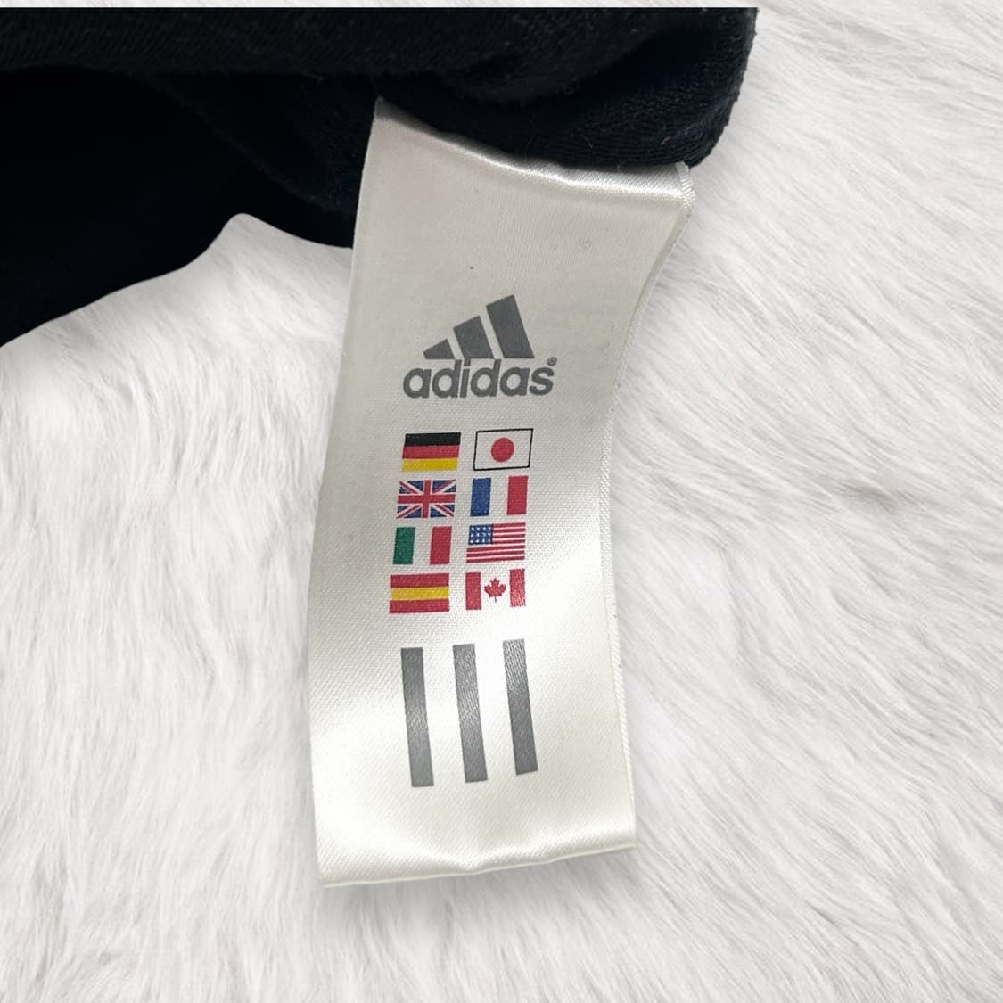 아디다스 빅로고 블랙 누빔 자켓 상품이미지9