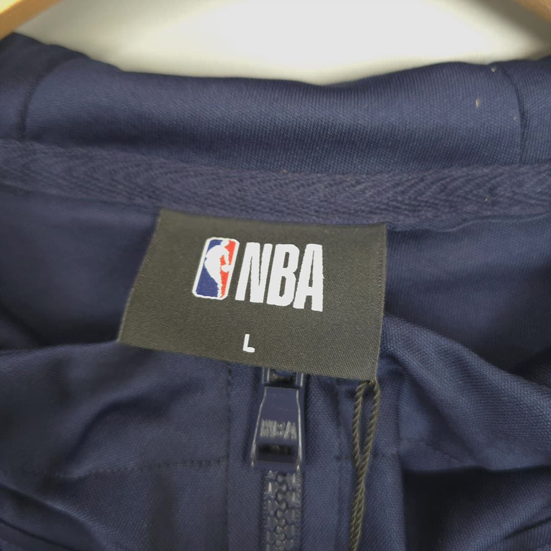 새제품) NBA LA 레이커스 하프집업 후드 반팔티 네이비 L 상품이미지6