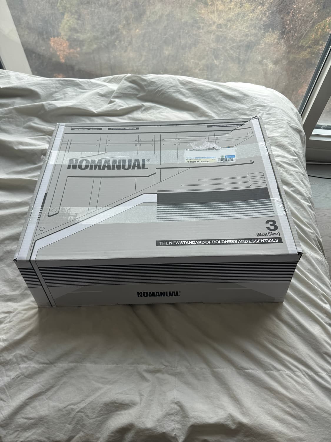 노매뉴얼 x 에이프(aape) 후드집업(hoodie) - 차콜(XL) 상품이미지2