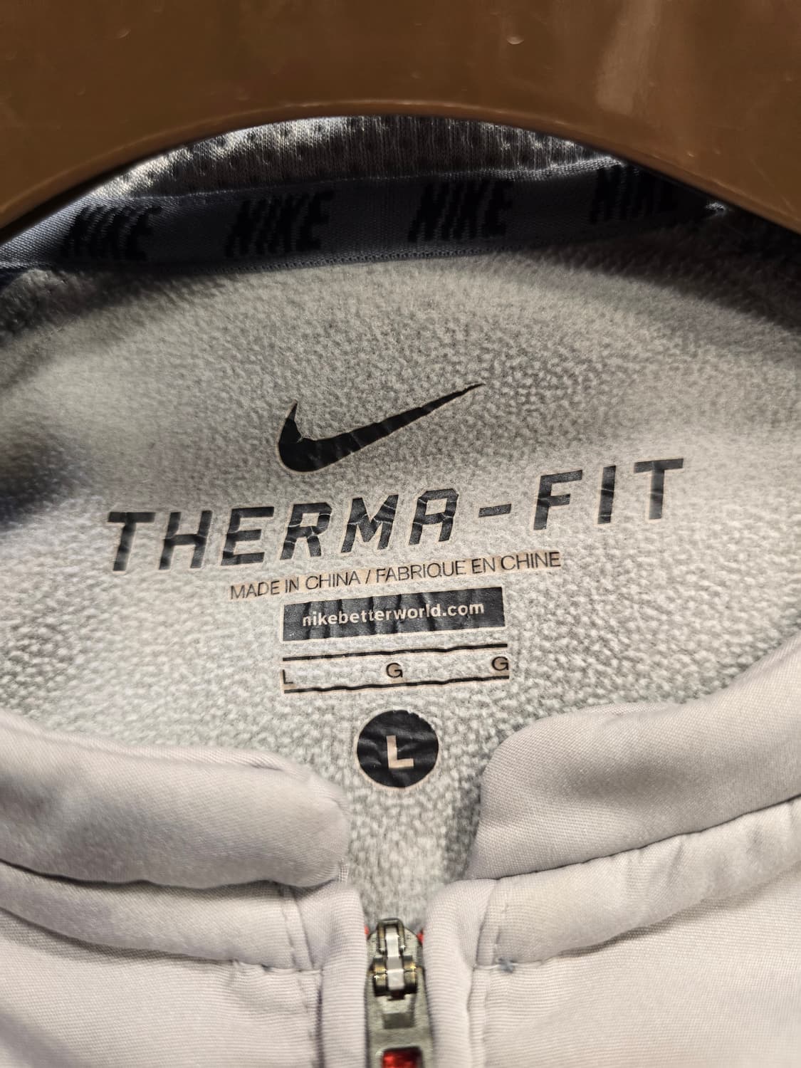 나이키 기모 레이어드 야구 스윙 긴팔 티셔츠 100 상품이미지8