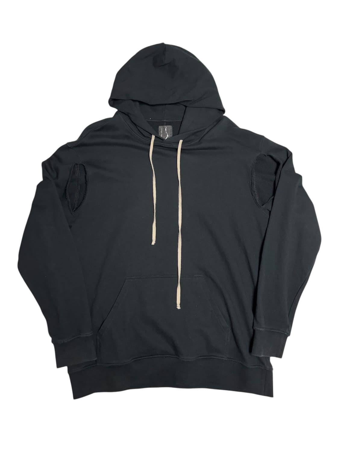 [정품] 릭오웬스 x 챔피온 펜타그램 자수로고 후드티 OS 상품이미지2