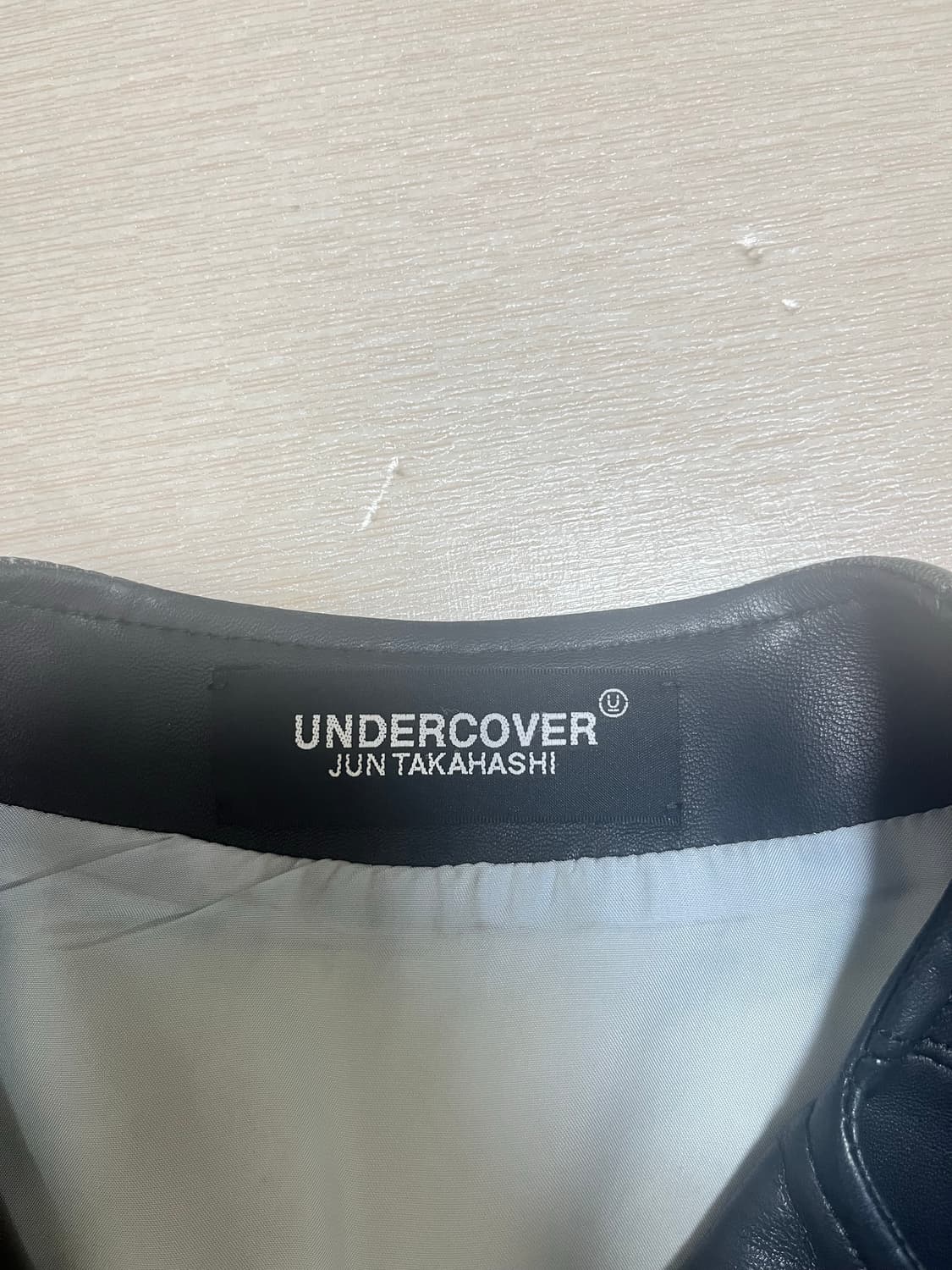 언더커버 신디셔먼 쉽스킨 레더자켓 상품이미지3