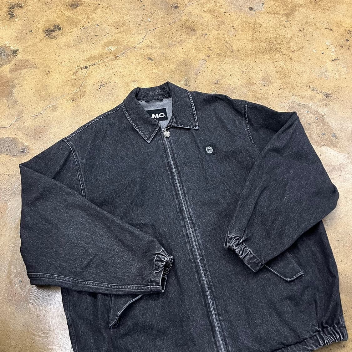 [정품/M] LMC 투웨이 흑청 블루종 자켓 b16 상품이미지1