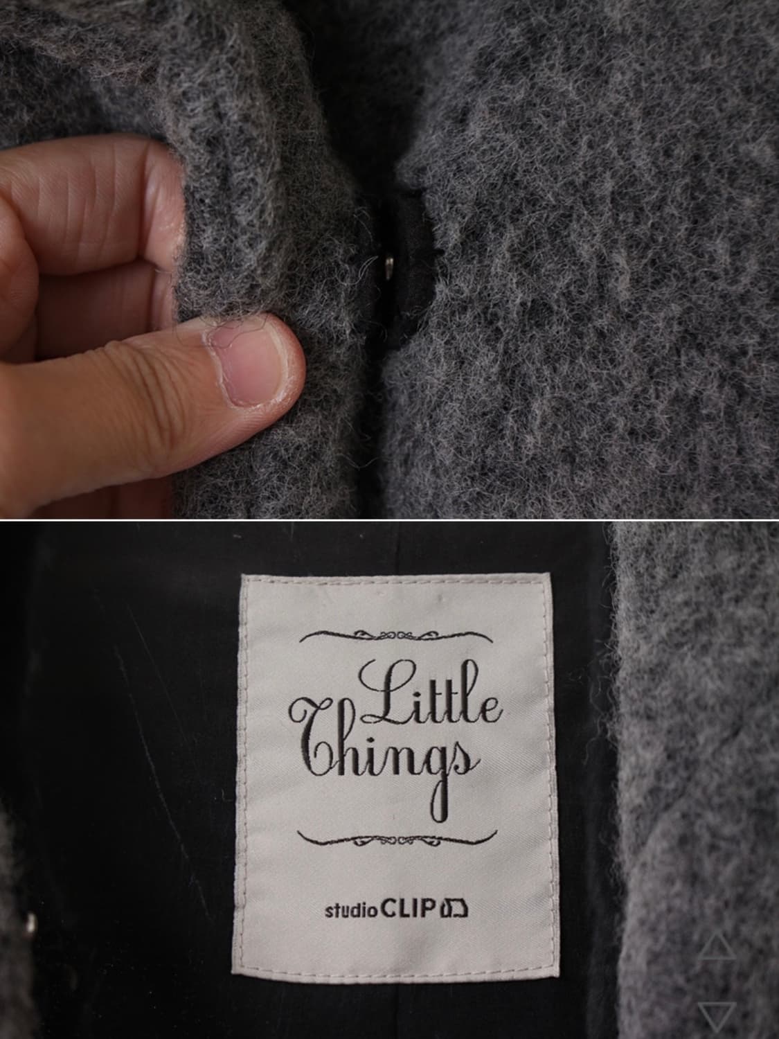 studio CLIP 코트 울코트 후드코트 상품이미지4