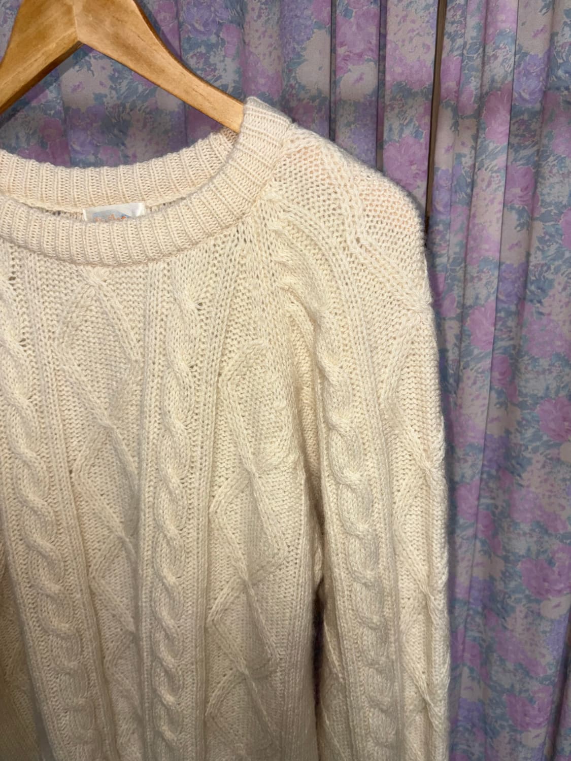 아이보리 울 니트 상품이미지7