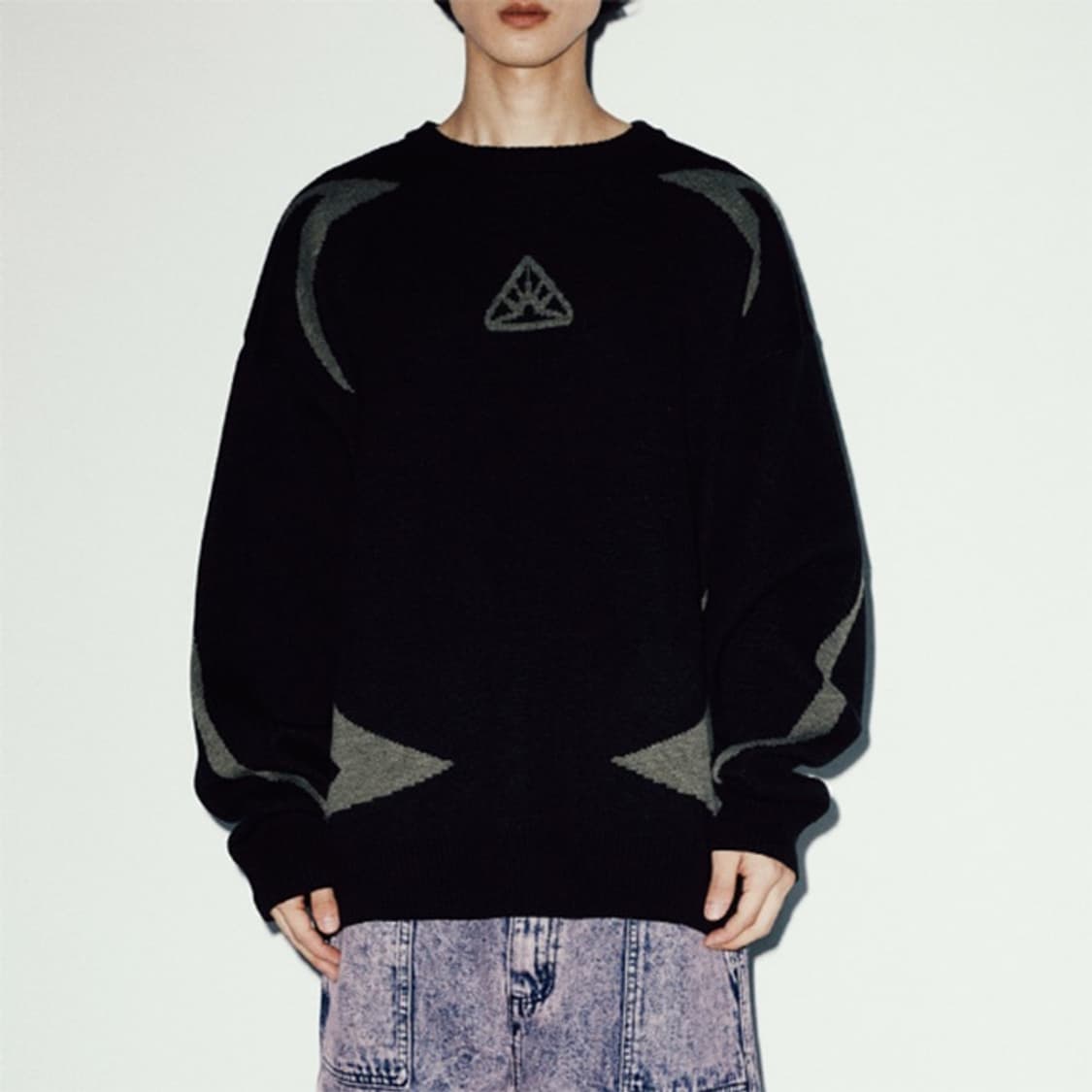 이스트쿤스트 스포티 선라이즈 로고 니트 M 상품이미지1