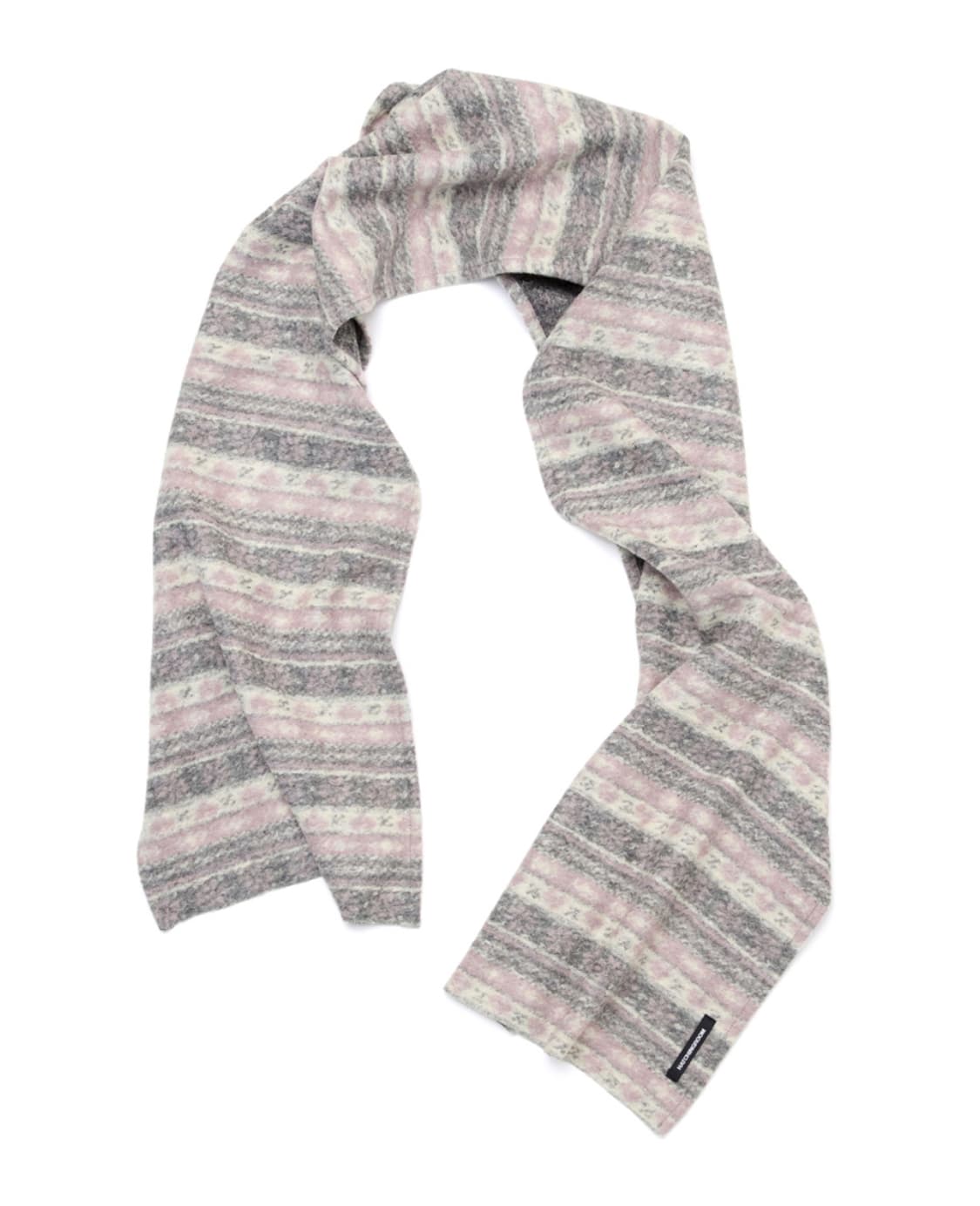 해칭룸 하트 울 머플러 그레이 상품이미지1