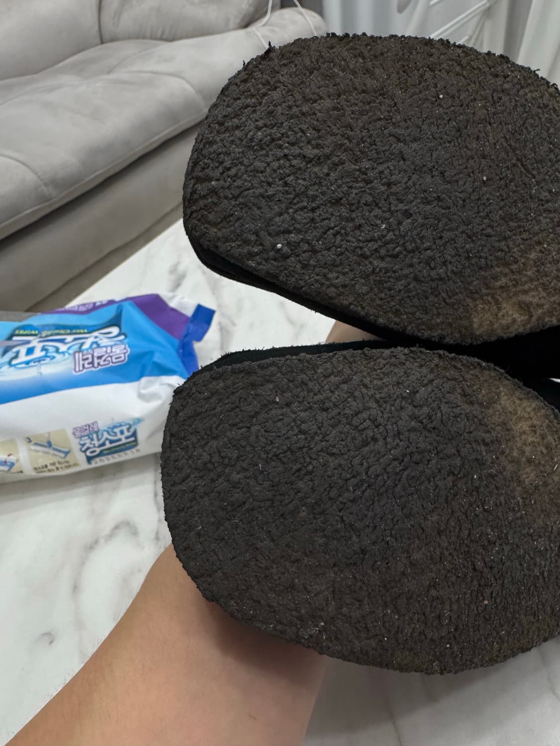 클락스 왈라비 블랙 265 상태 최상 상품이미지4