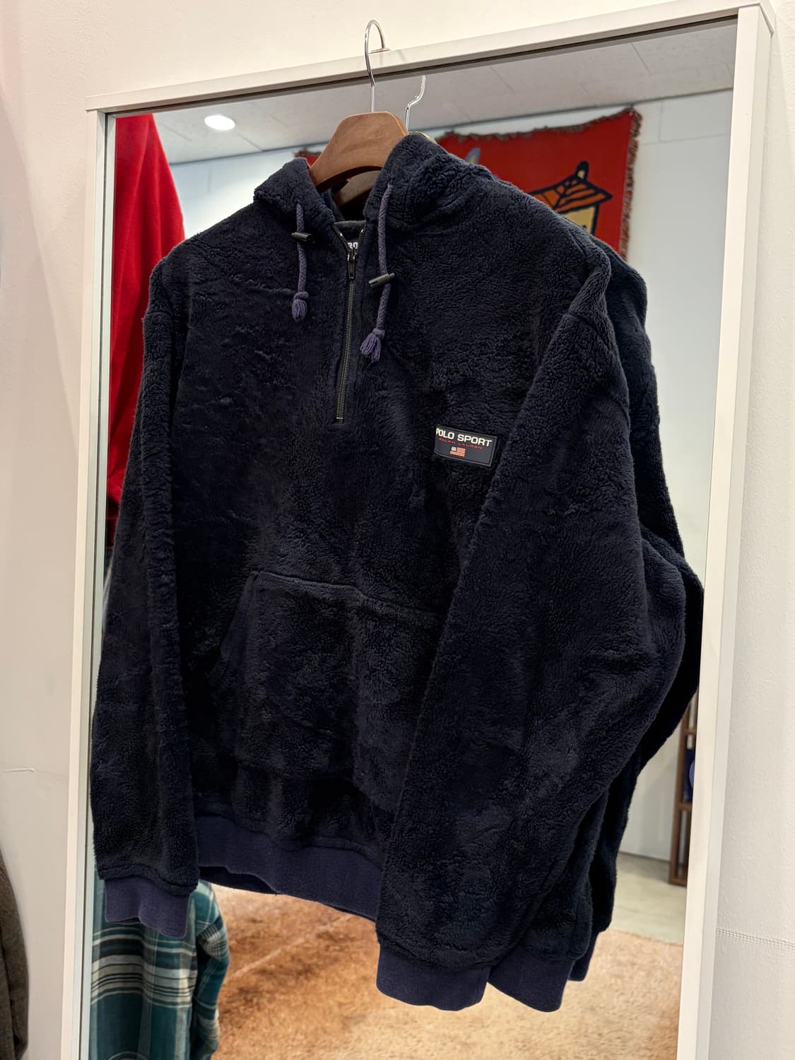 90s Polo Sport 폴로 스포츠 플리스 풀오버 후드 (USA) 상품이미지1