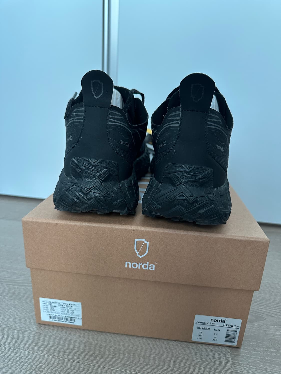 노다 norda 001 스텔스블랙 285사이즈 상품이미지4