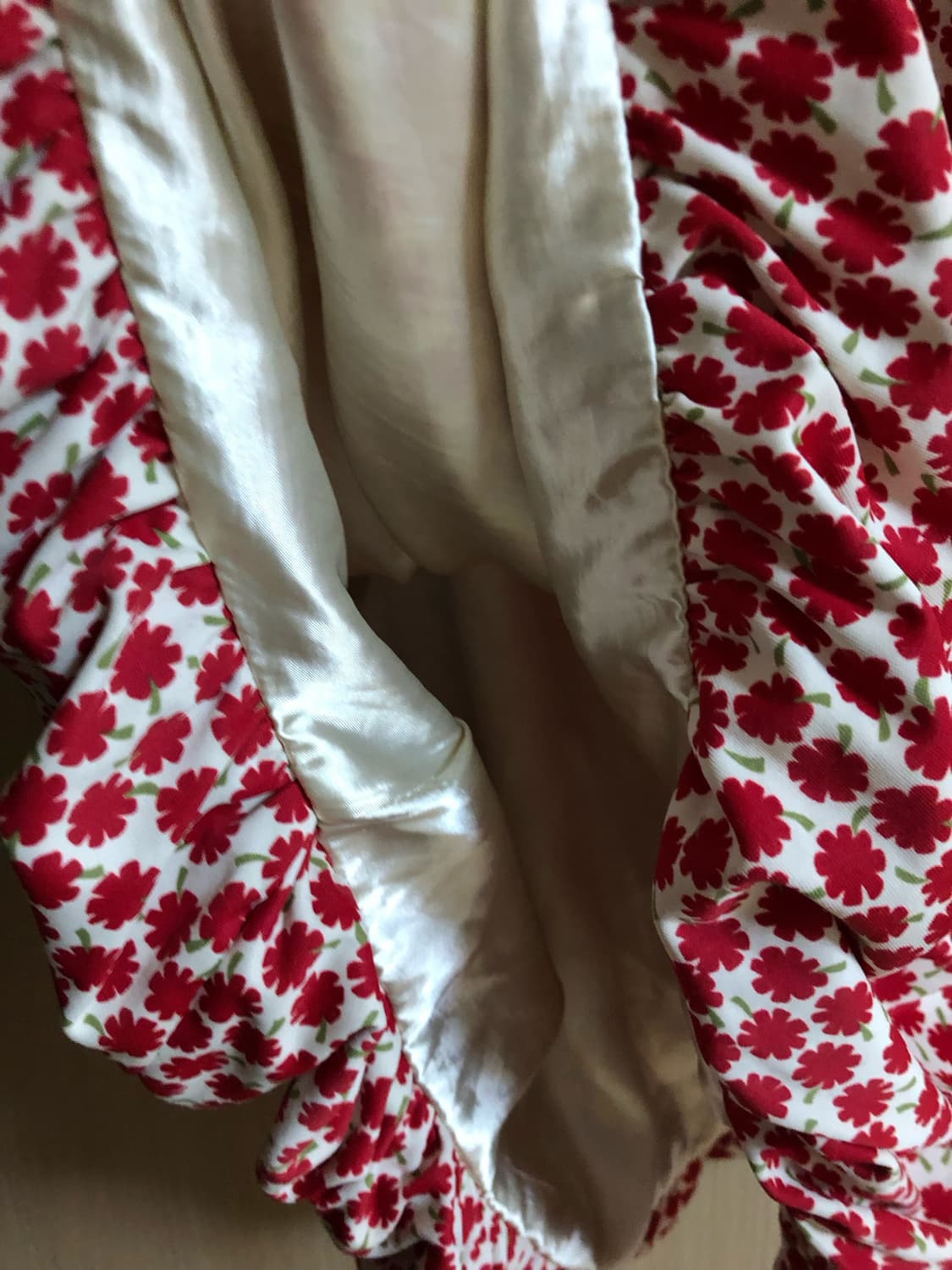 레드 슬리브리스 펌킨 미니 원피스 상품이미지6