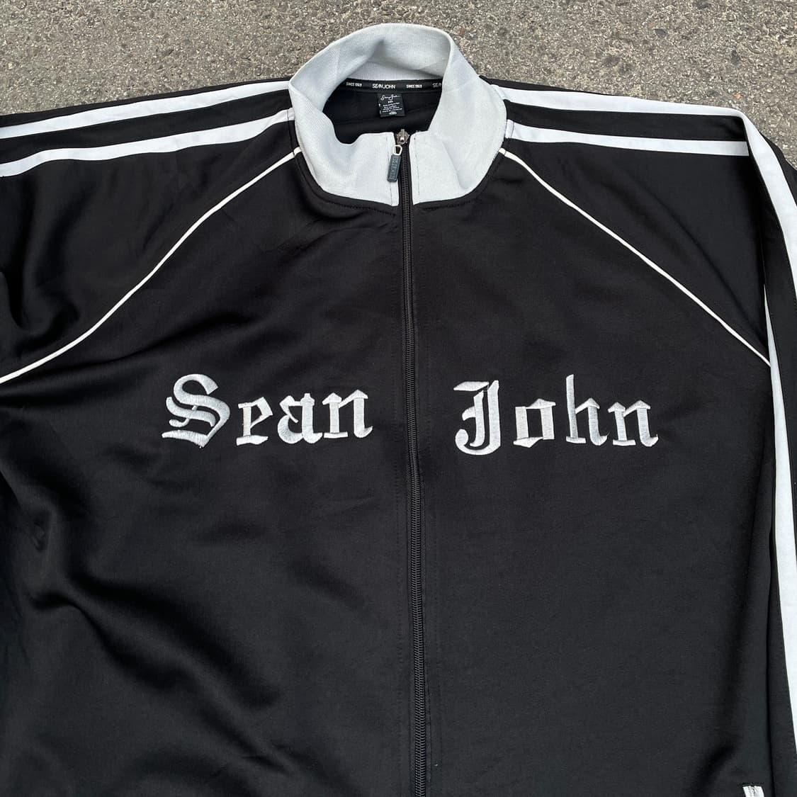 90s 션존 스펠아웃 올드스쿨 트랙탑 오버핏 져지 2xxl 상품이미지2