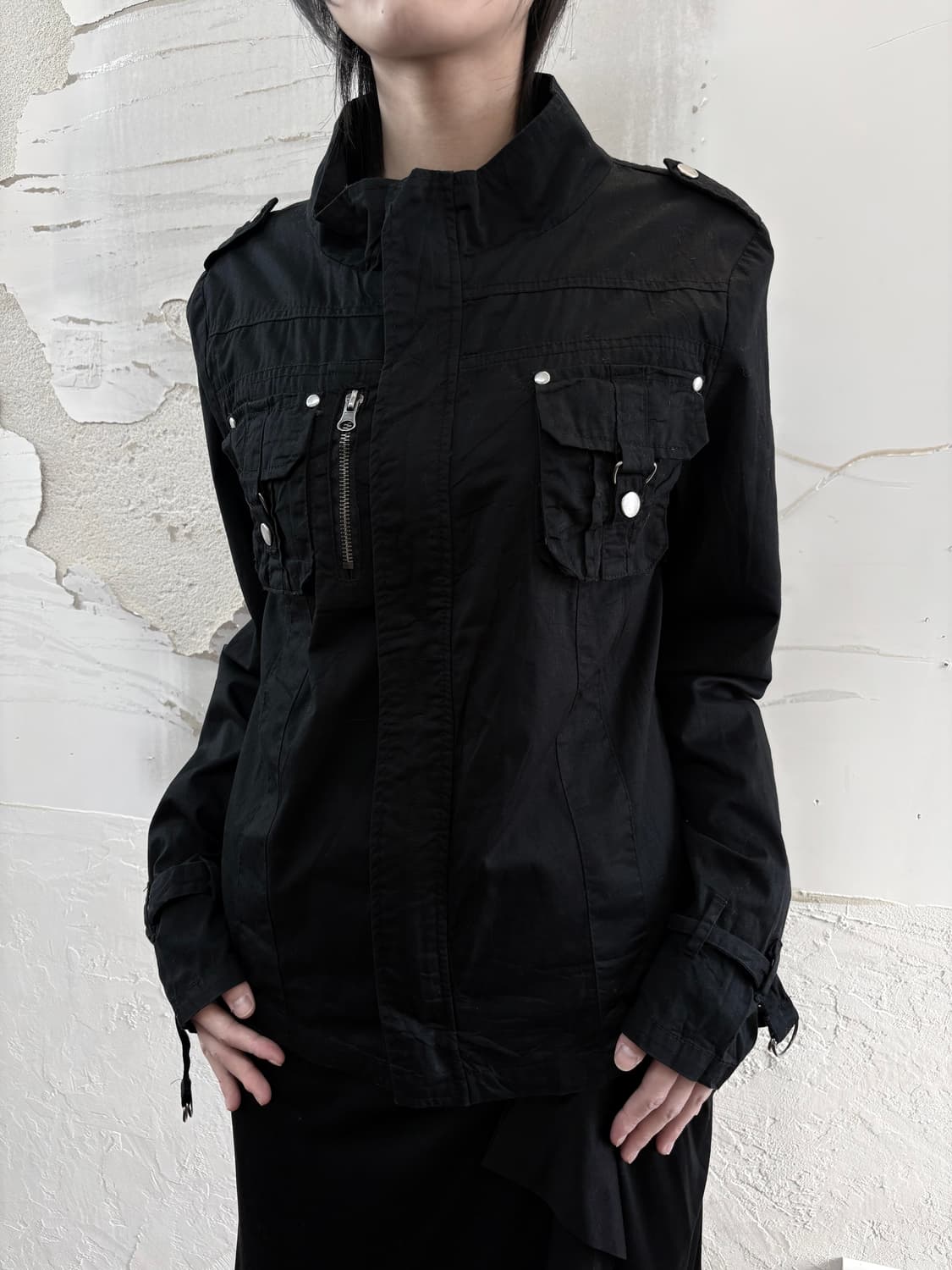 black pocket jacket 상품이미지1