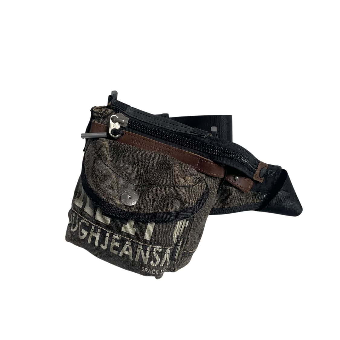 Tough jeansmith 캔버스 페인트 크로스백 상품이미지1