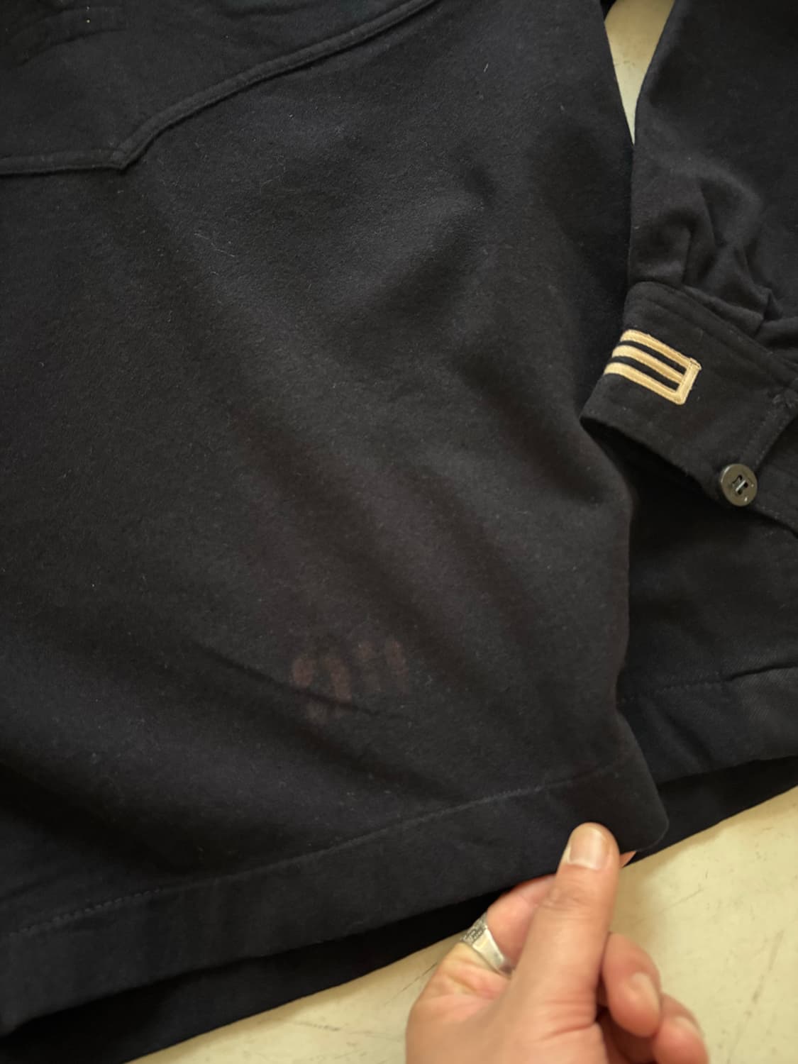 40's WWII USN Sailor Wool Uniform Shirt. 상품이미지2