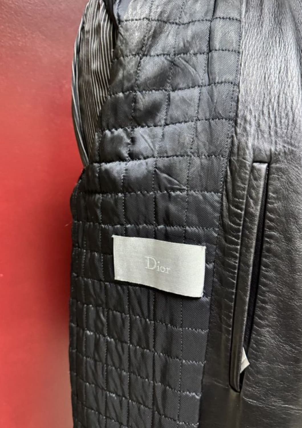 DIOR HOMME 디올 옴므 집업 블루종(레더-램스킨)해외발송 상품이미지9