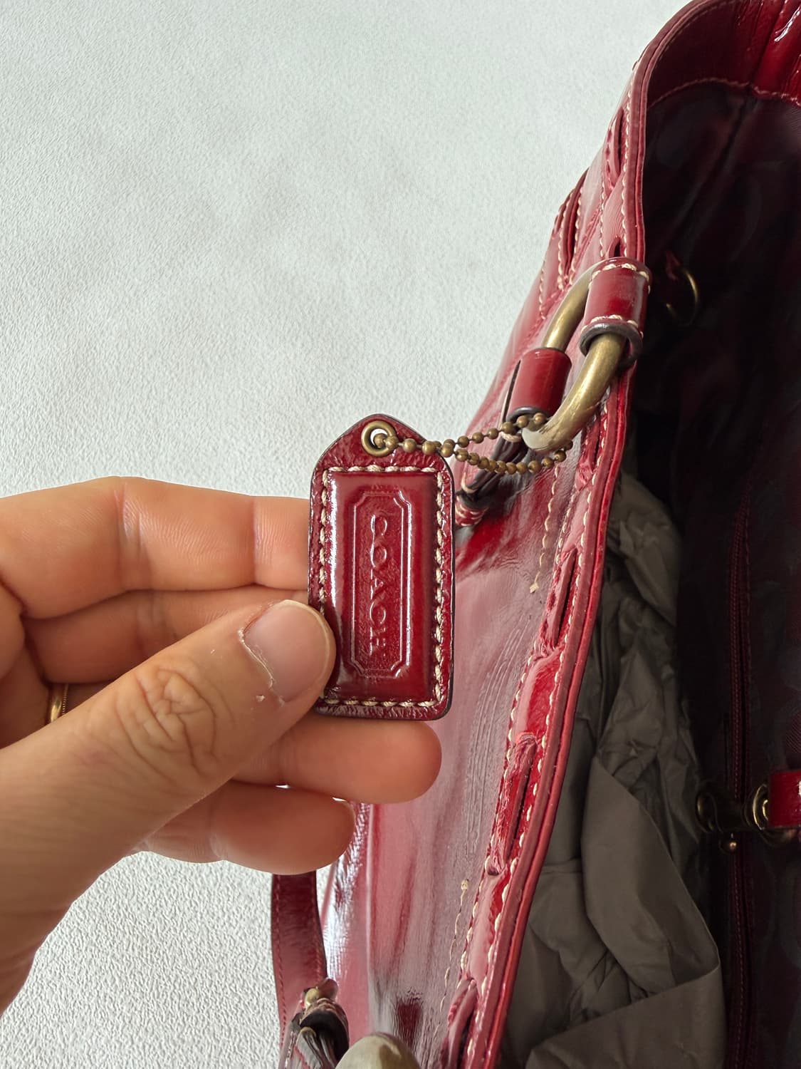 코치(COACH) 레더 토트백 상품이미지4