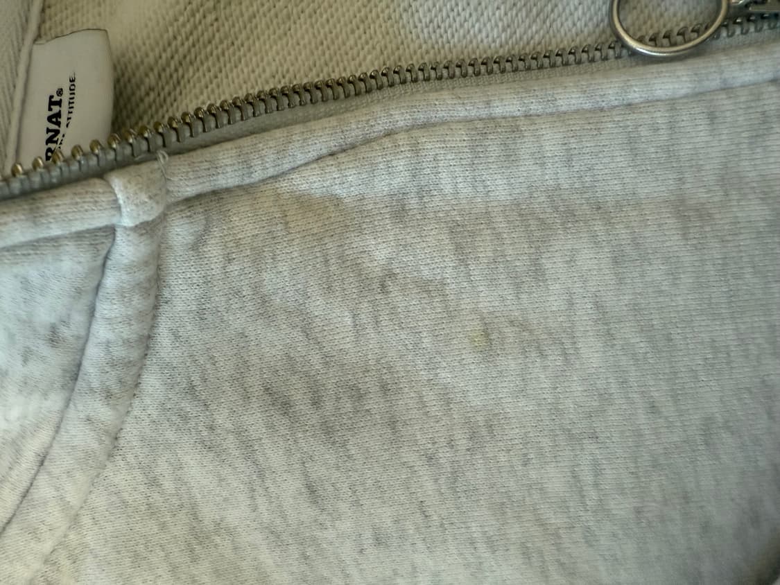 커버낫 로고 오트밀 반집업 S 상품이미지5