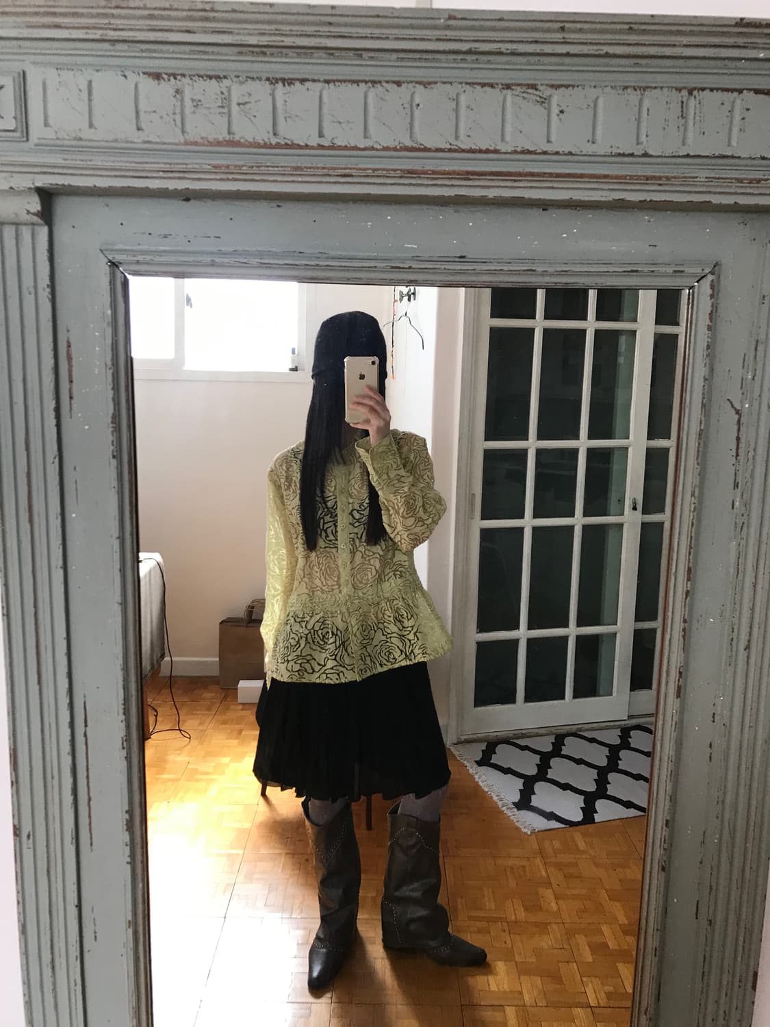 vintage wool skirt 상품이미지6