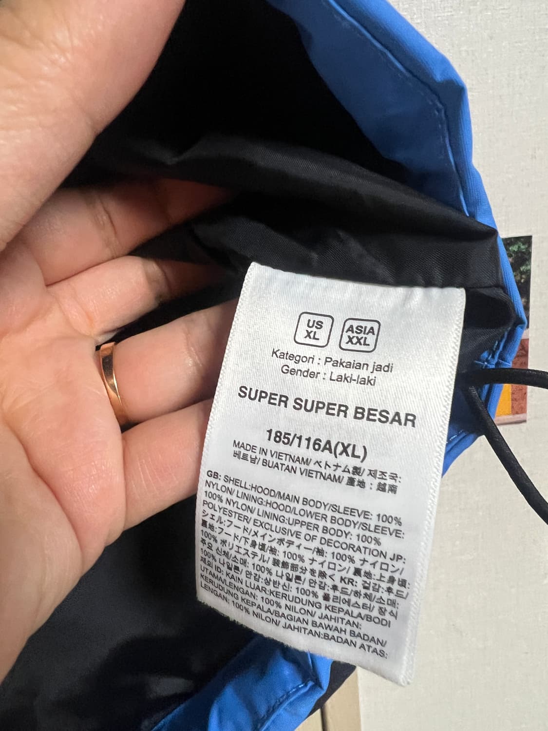 XL)슈프림 x 노스페이스 마운틴 자켓 블루 상품이미지6