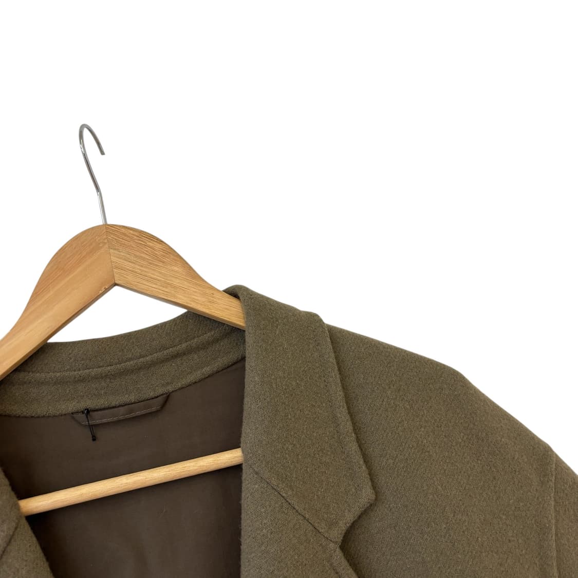 They 오버핏 메리노 울 핸드메이드 코트 상품이미지3