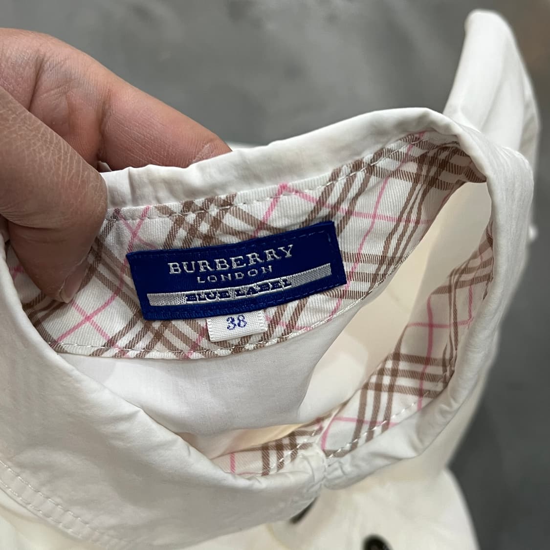  버버리 스트링 셔츠 원피스 y15896 상품이미지8