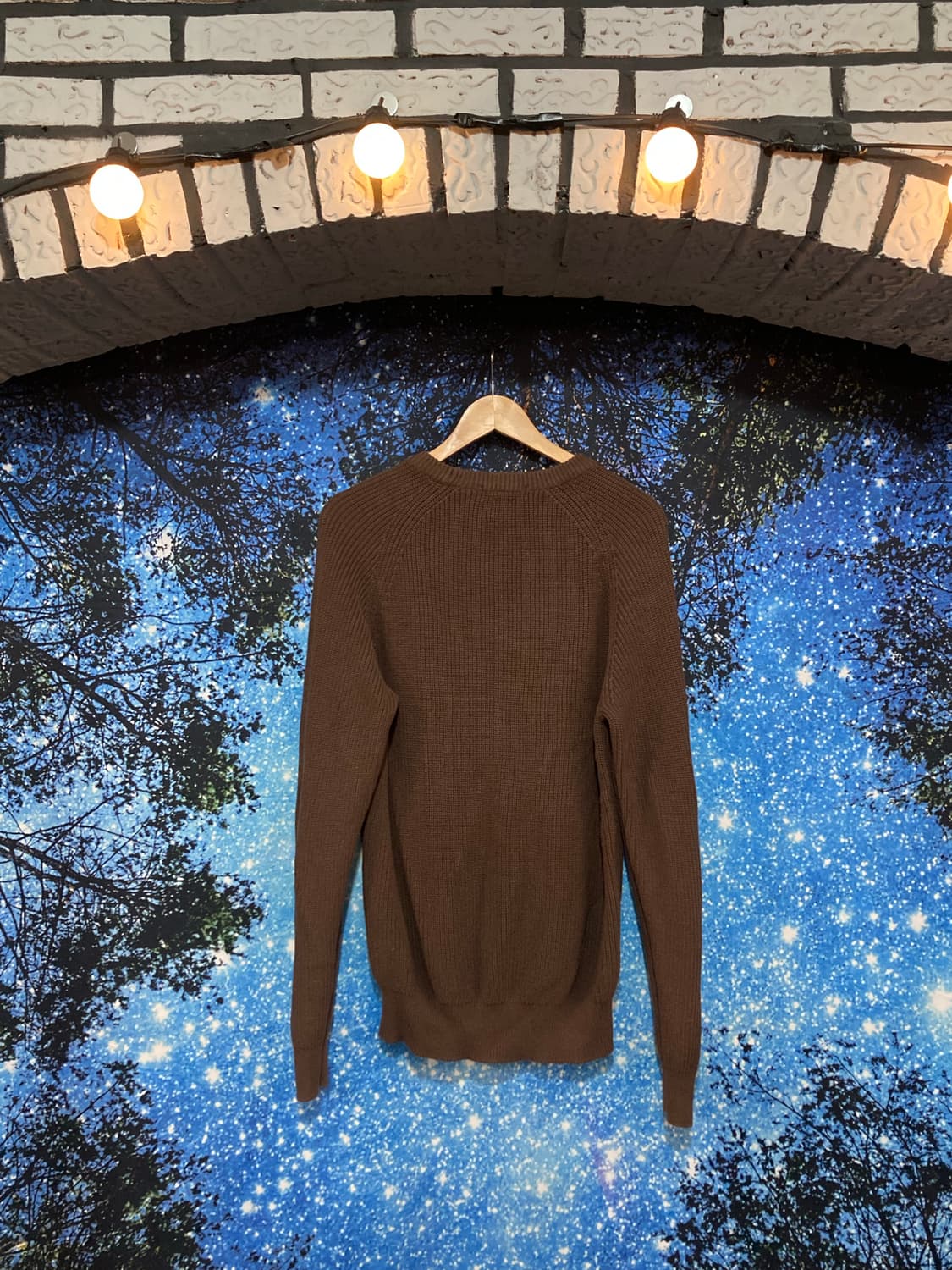 ⚜️KANGOL(캉골) 브라운 니트 스웨터 상품이미지2
