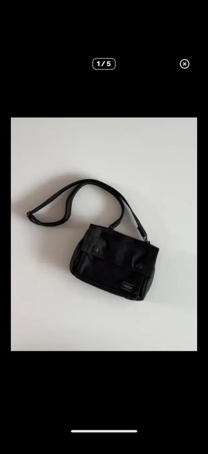 요시다포터POTER  스모키 2WAY 크로스백 블랙 상품이미지2