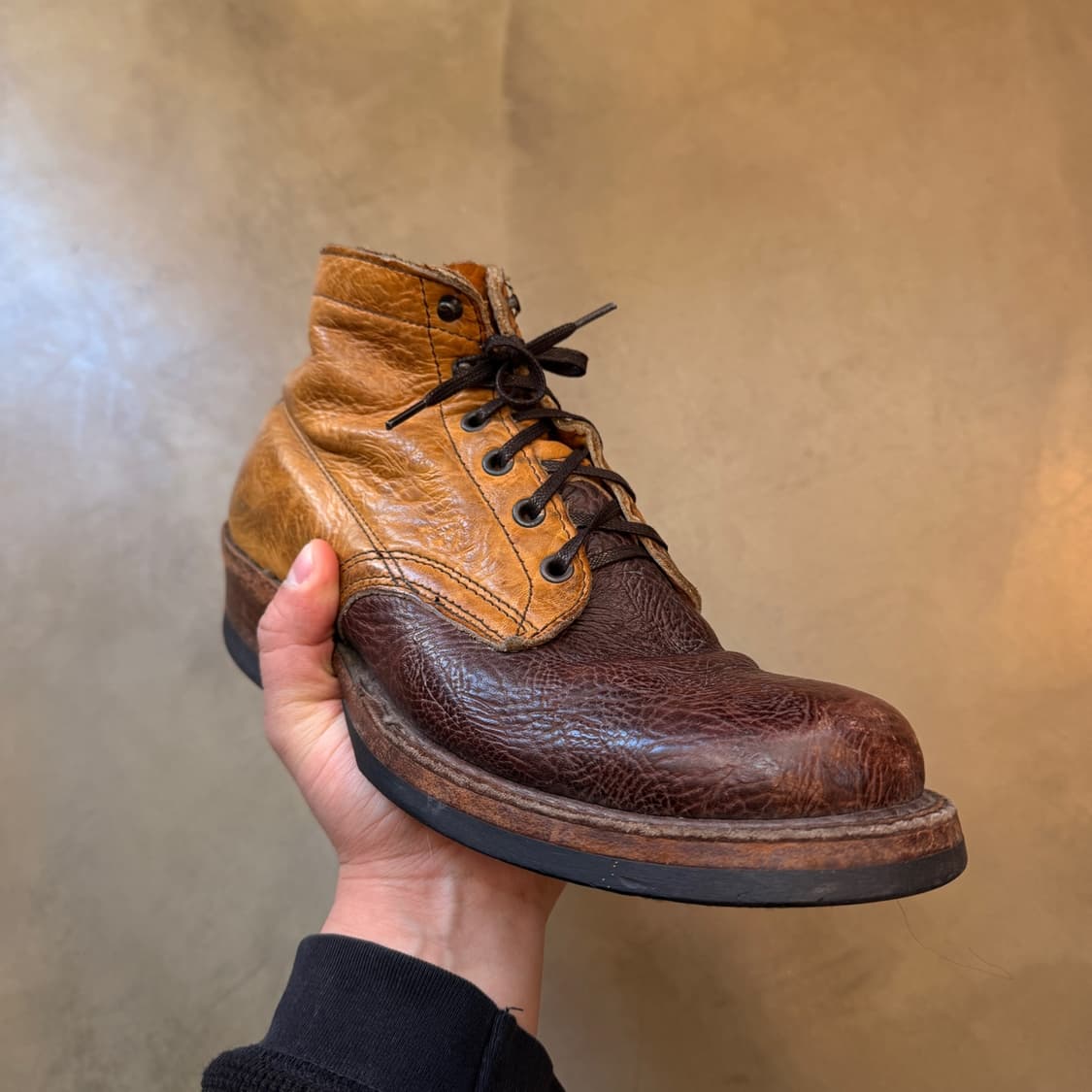 화이츠 부츠 세미드레스 투톤 브라이들 가죽 8d 상품이미지1