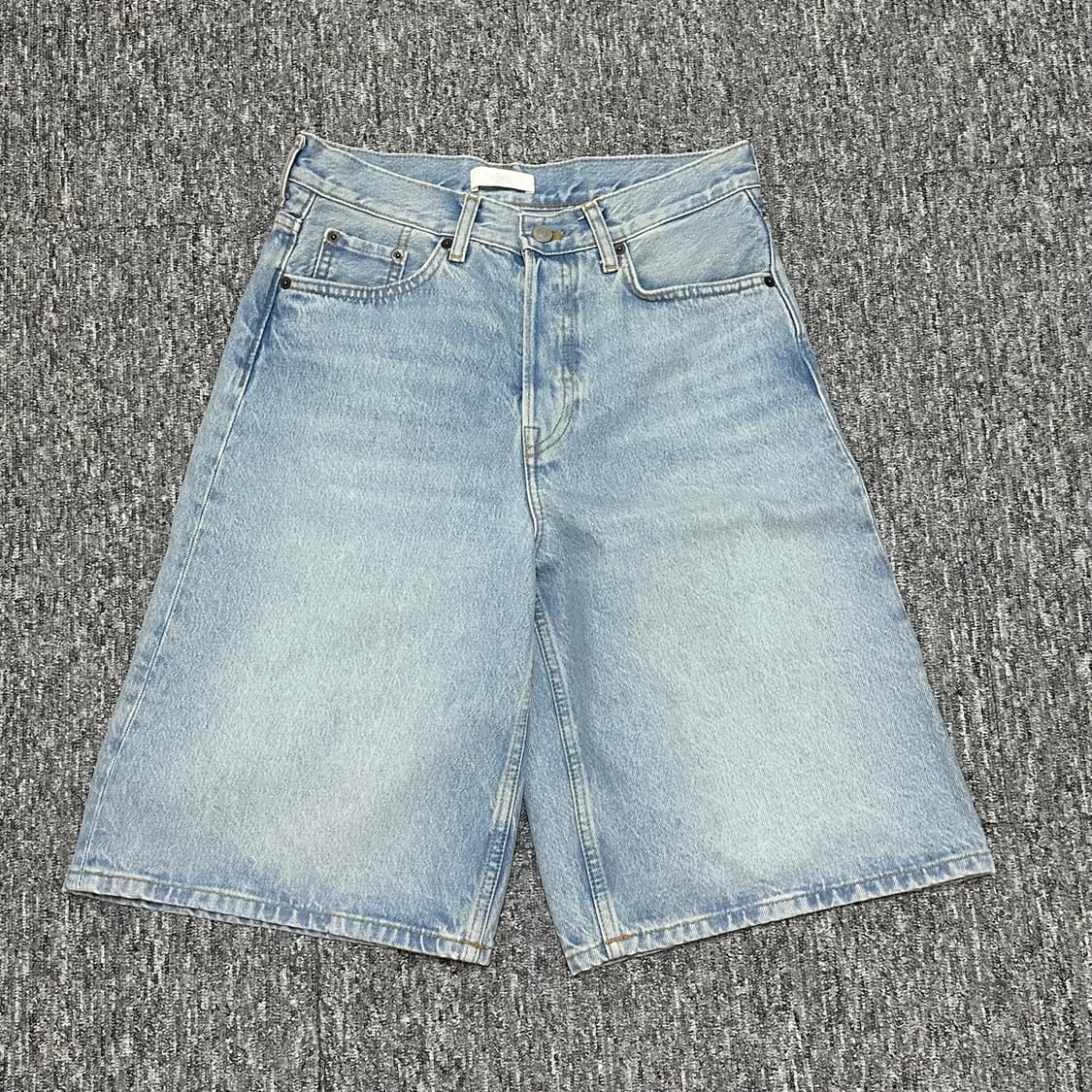 Cos 코스 반바지 롱라인 데님 쇼츠 라이트 블루 로열블루 상품이미지3