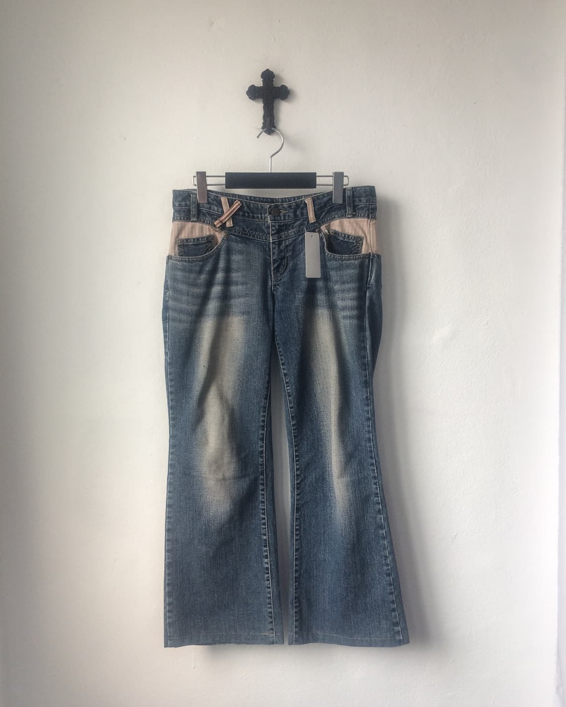 Algonquins back printing denim pants 상품이미지1